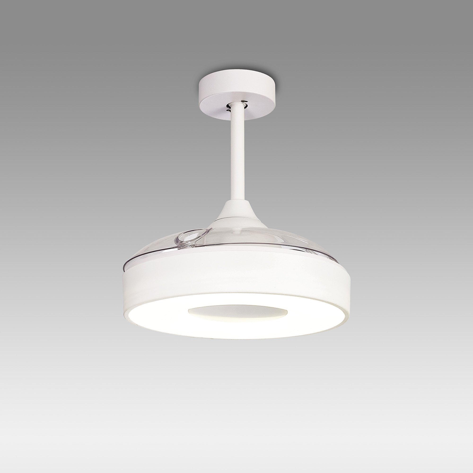 Mantra Coin Mini 45W LED Dimmable Ceiling Light & Fan, Remote & APP Control, LED White