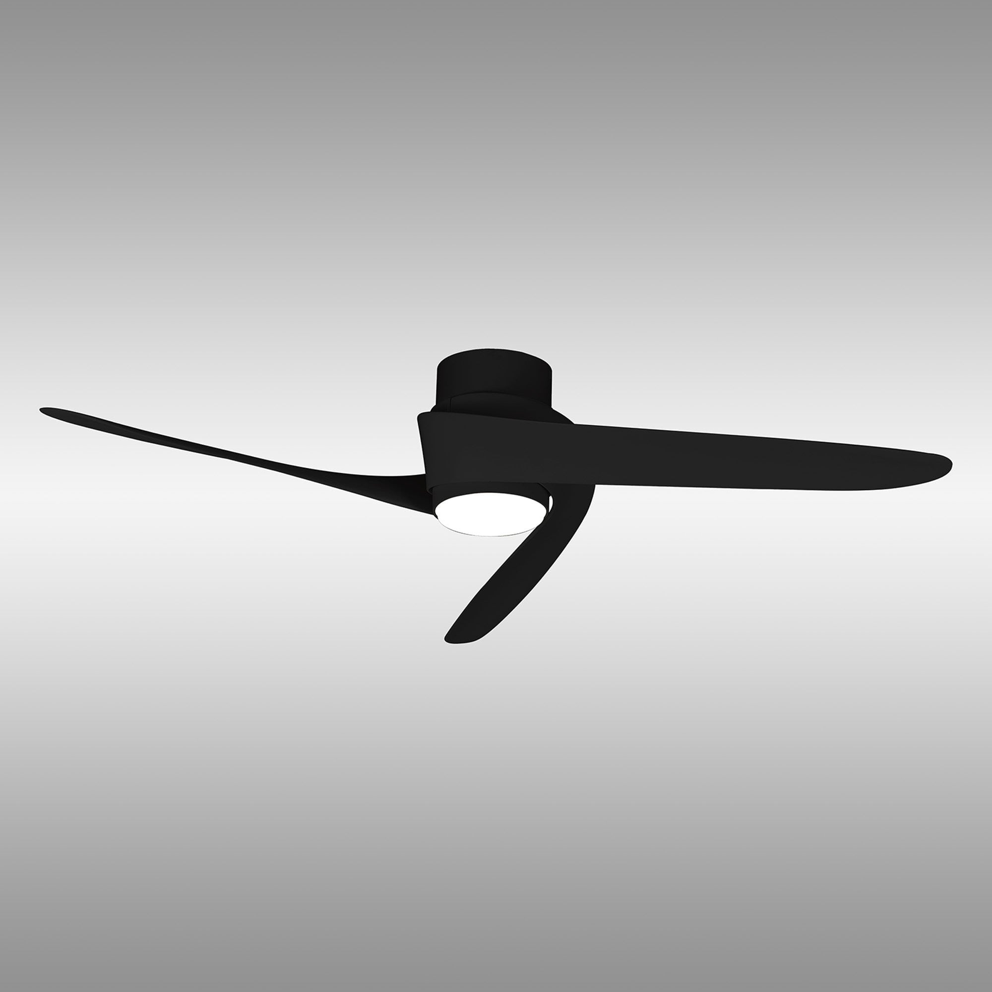 Mantra Groenland 24W LED Dimmable Ceiling Light With Built-In 30W DC Fan, 2700-5000K Remote & APP Control - Black