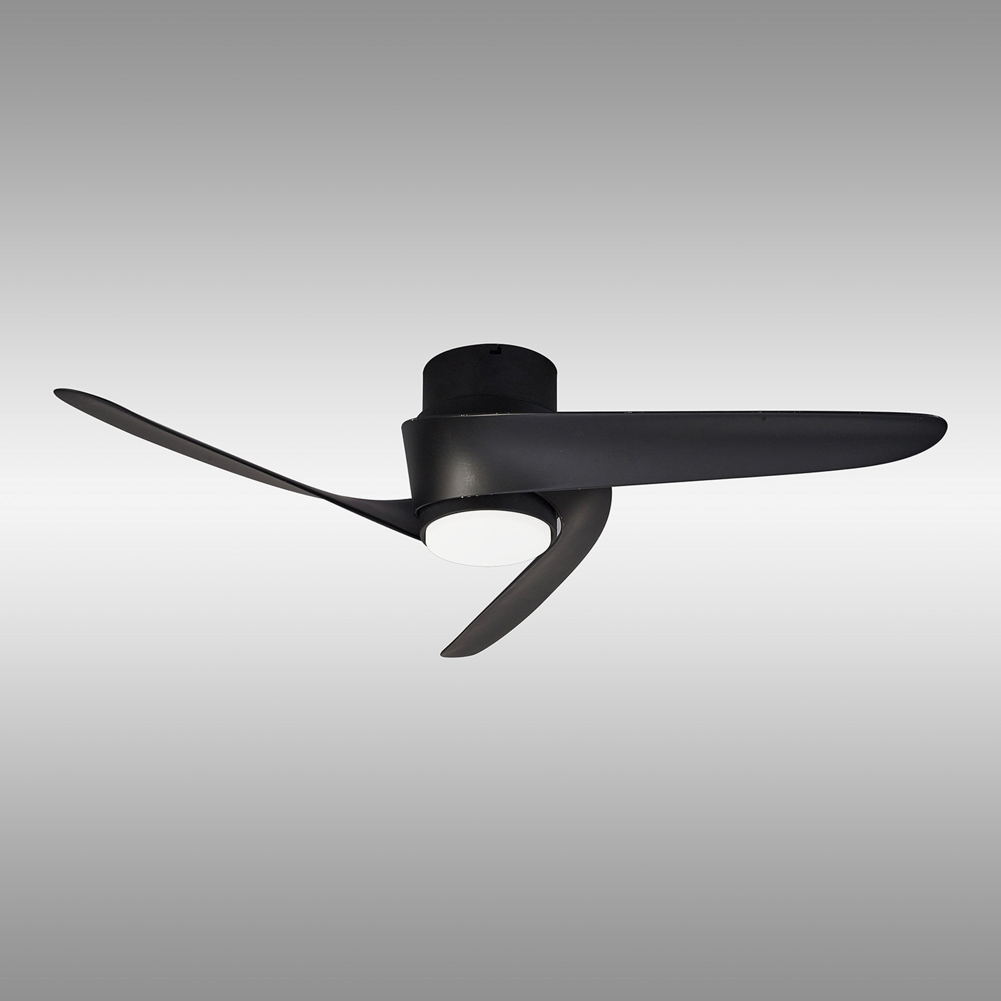 Mantra Island 24W LED Dimmable Ceiling Light With Built-In 30W DC Fan, 2700-5000K Remote & APP Control - Black
