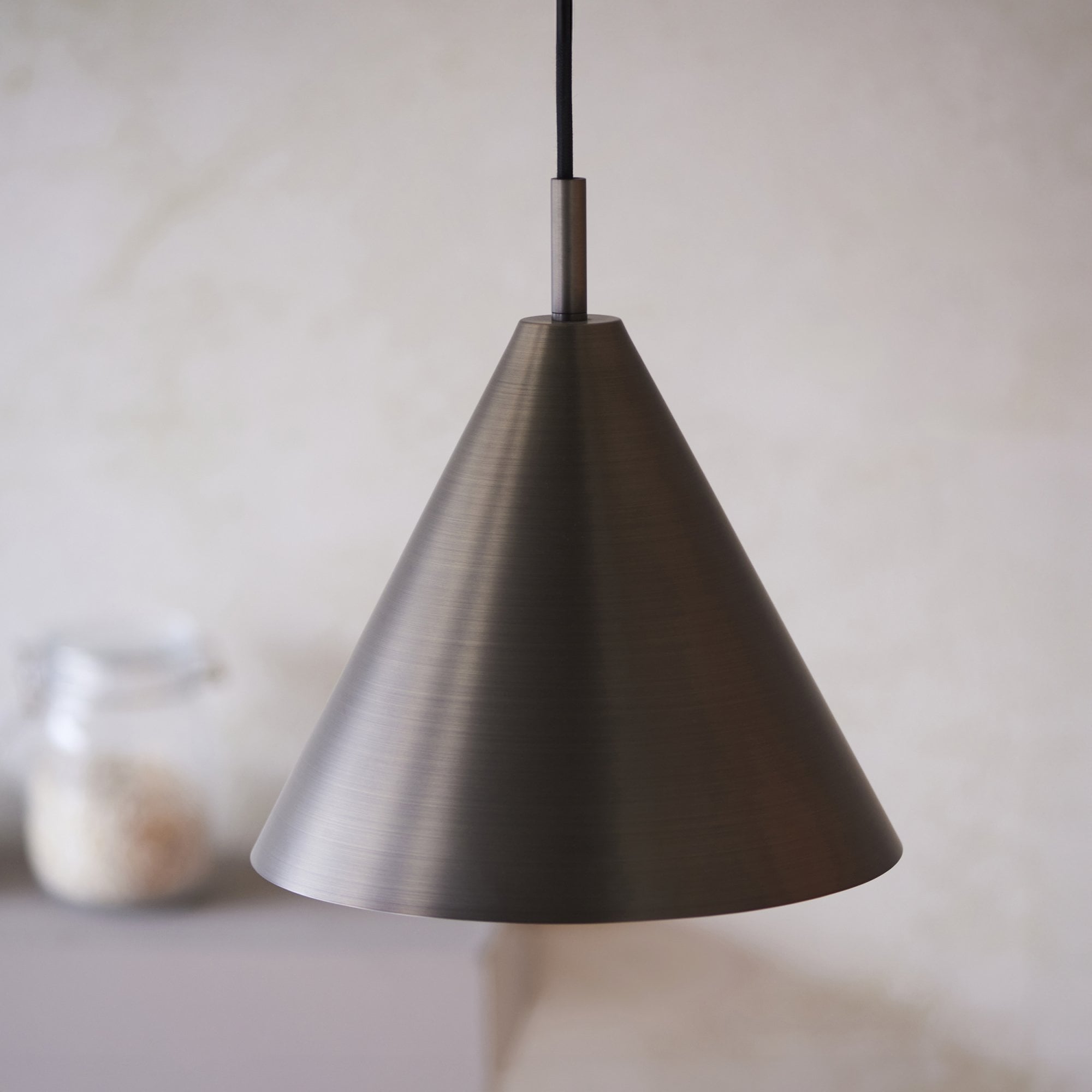 Endon Cape 1 Light Pendant - Antique Bronze
