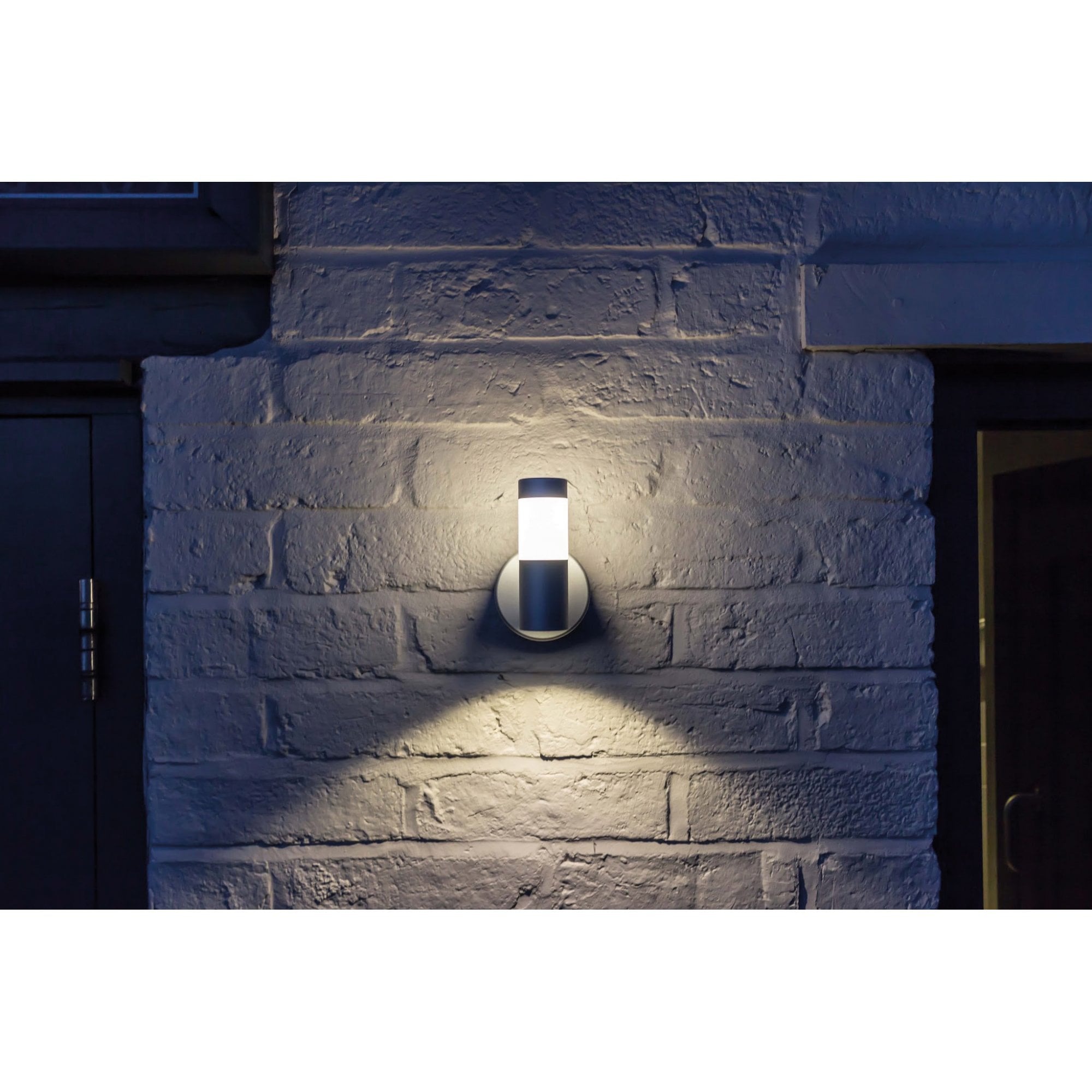 Collingwood WL060 Straight to Mains LED Halo/Flood Wall Light - Aluminium