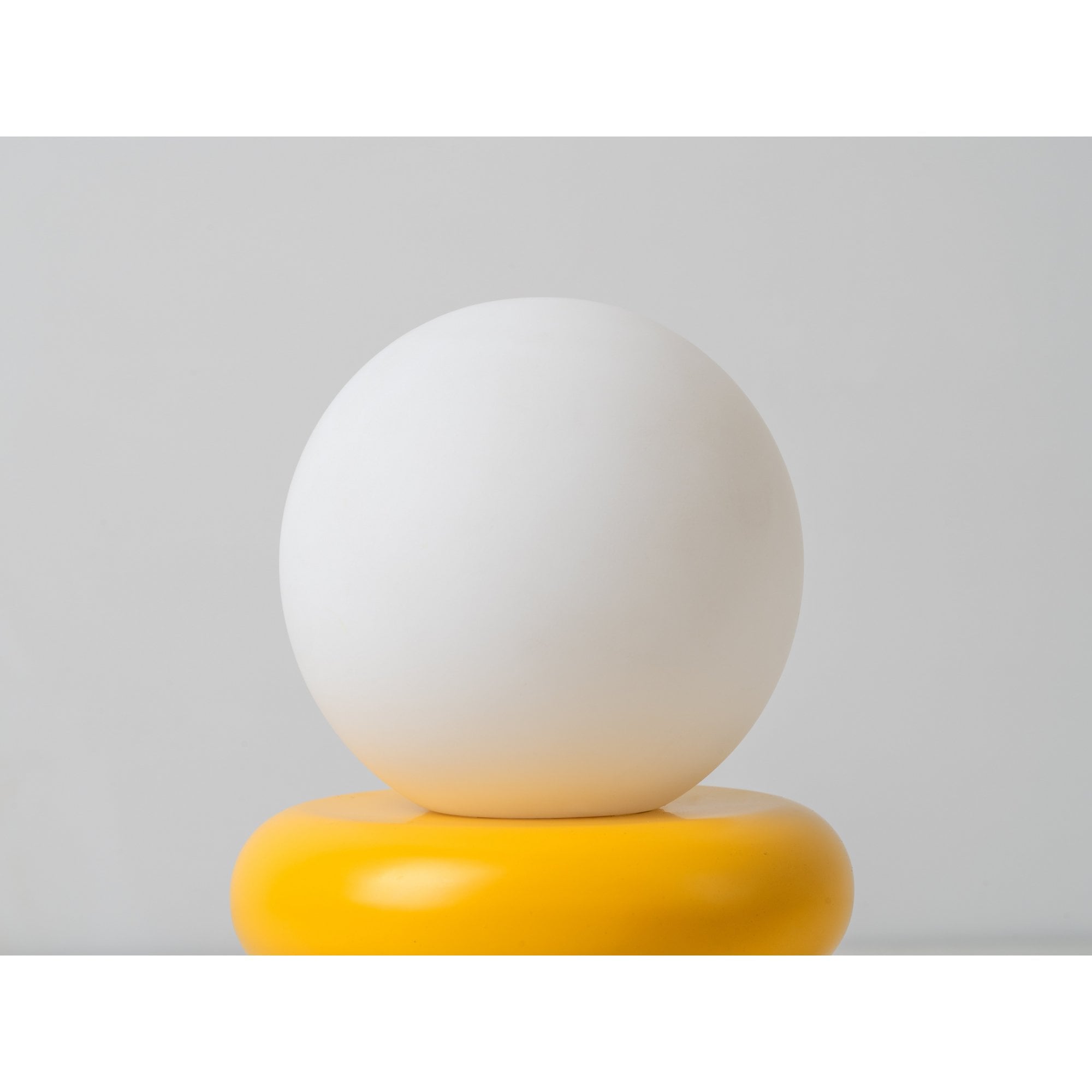 houseof. Tube 'Glow Worm' Rechargeable Table Lamp - Yolk Yellow