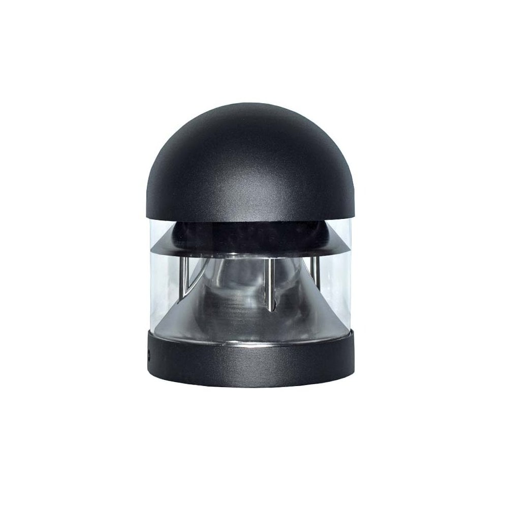 Lumena Parabola Dome Bollard Light - Black - Mains