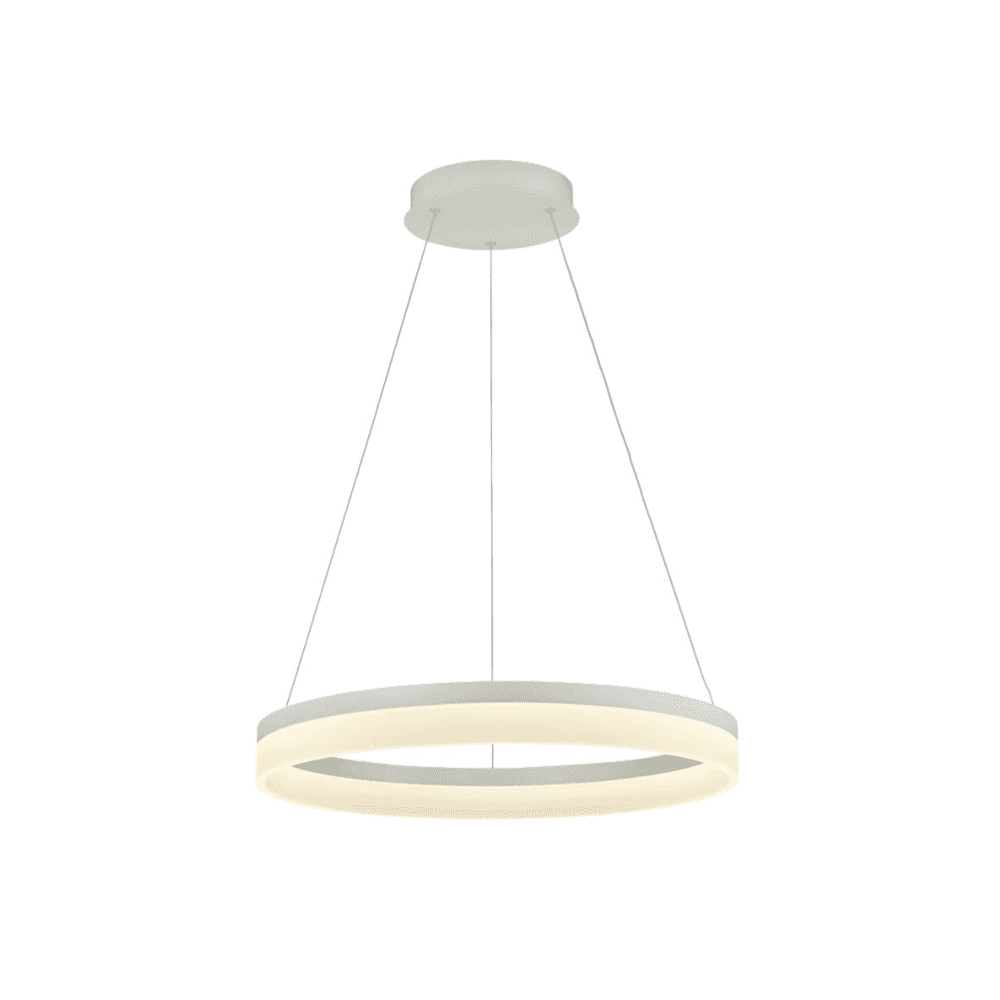 Context Oslo 60cm Colour Switchable Pendant - Sand White