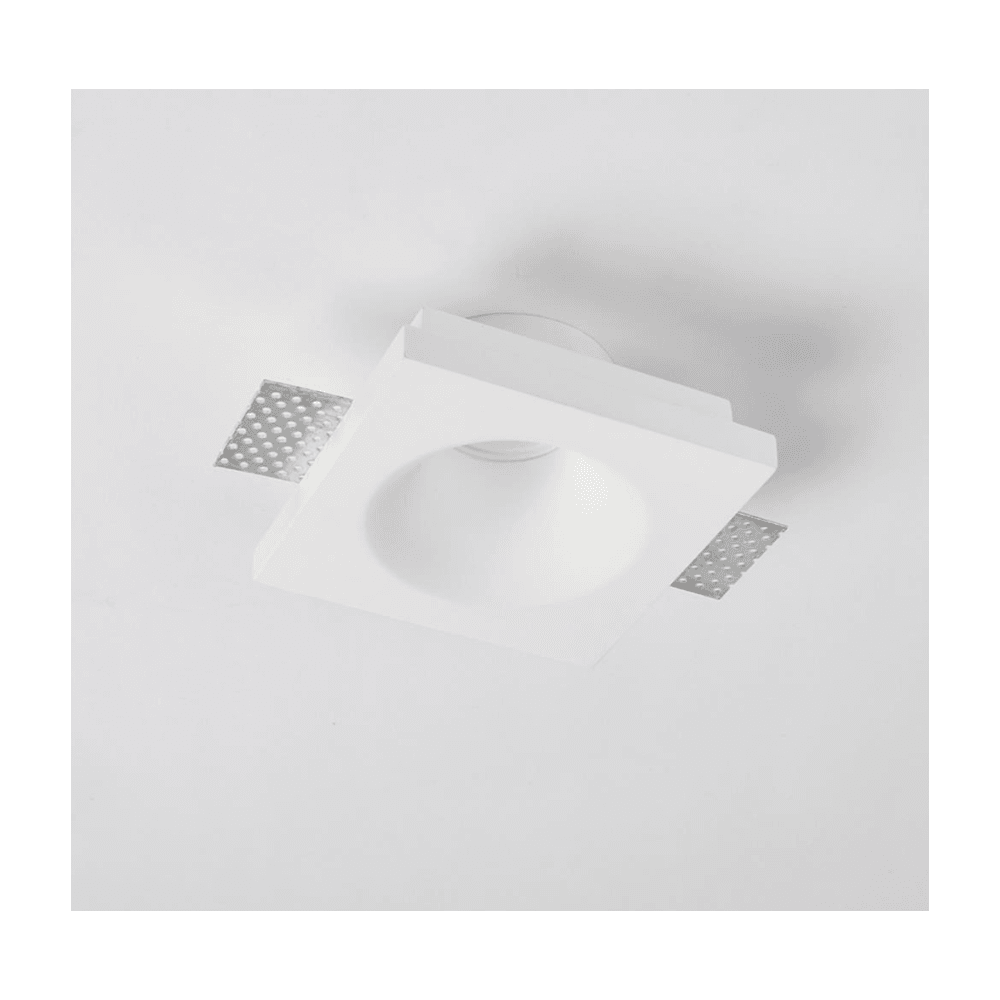 Context Brisbane Single Trimless Fixed GU10 Downlight - Plaster