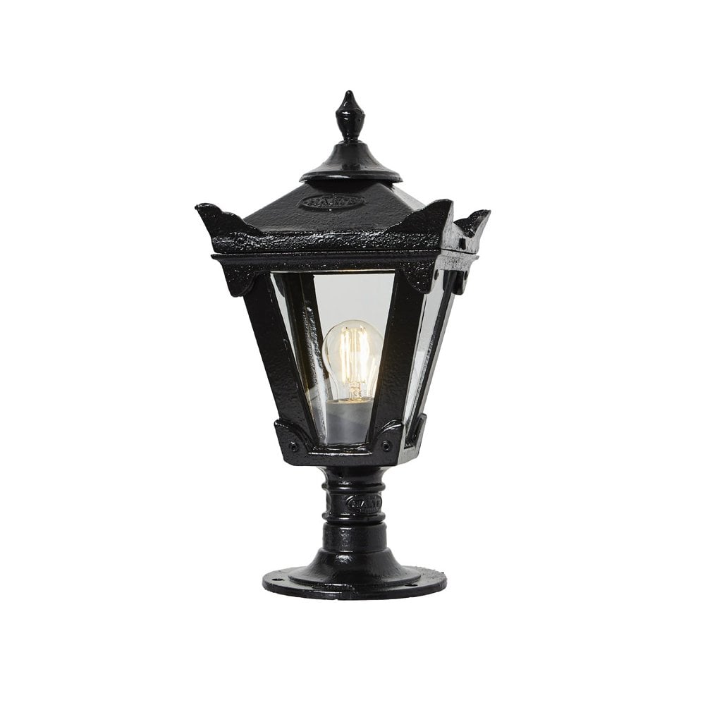 Harte Victorian 0.4m Traditional Pier Light For Flat Pier Caps - Cast Iron