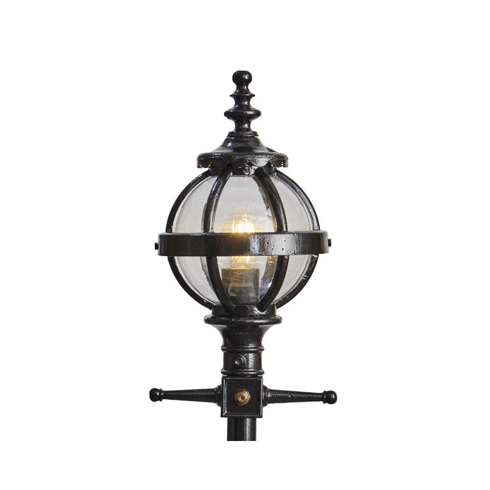 Harte Victorian 1.4m Globe Lamp Post - Cast Iron
