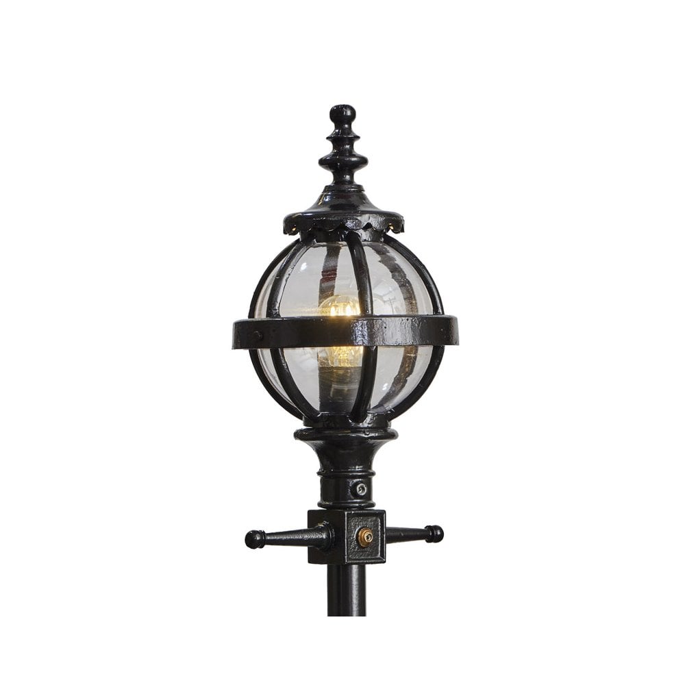 Harte Victorian 1.4m Globe Lamp Post - Cast Iron