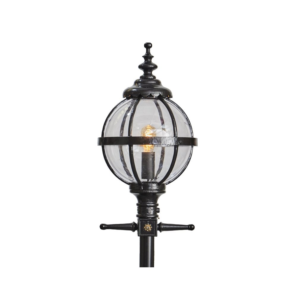 Harte Victorian 2.5m Globe Lamp Post - Cast Iron