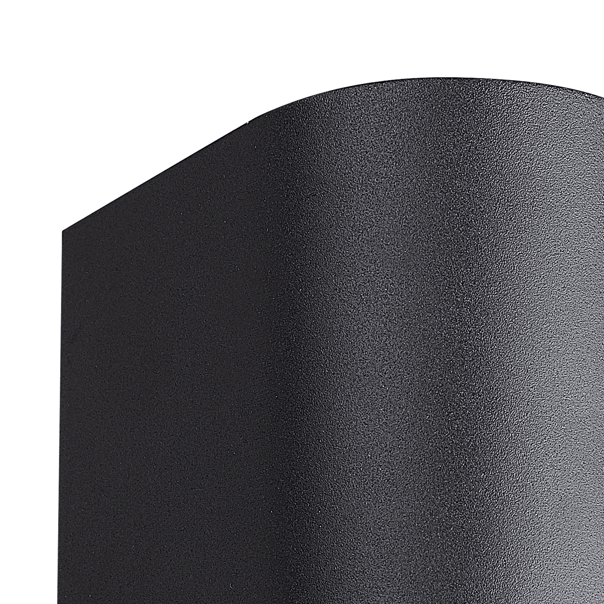 Mantra Kandanchu IP54 Round GU10 Wall Lamp - Sand Black