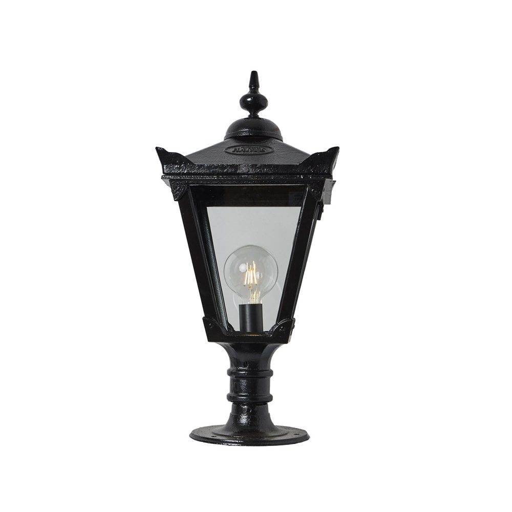 Harte Victorian 0.83m Traditional Pier Light For Flat Pier Caps - Cast Iron