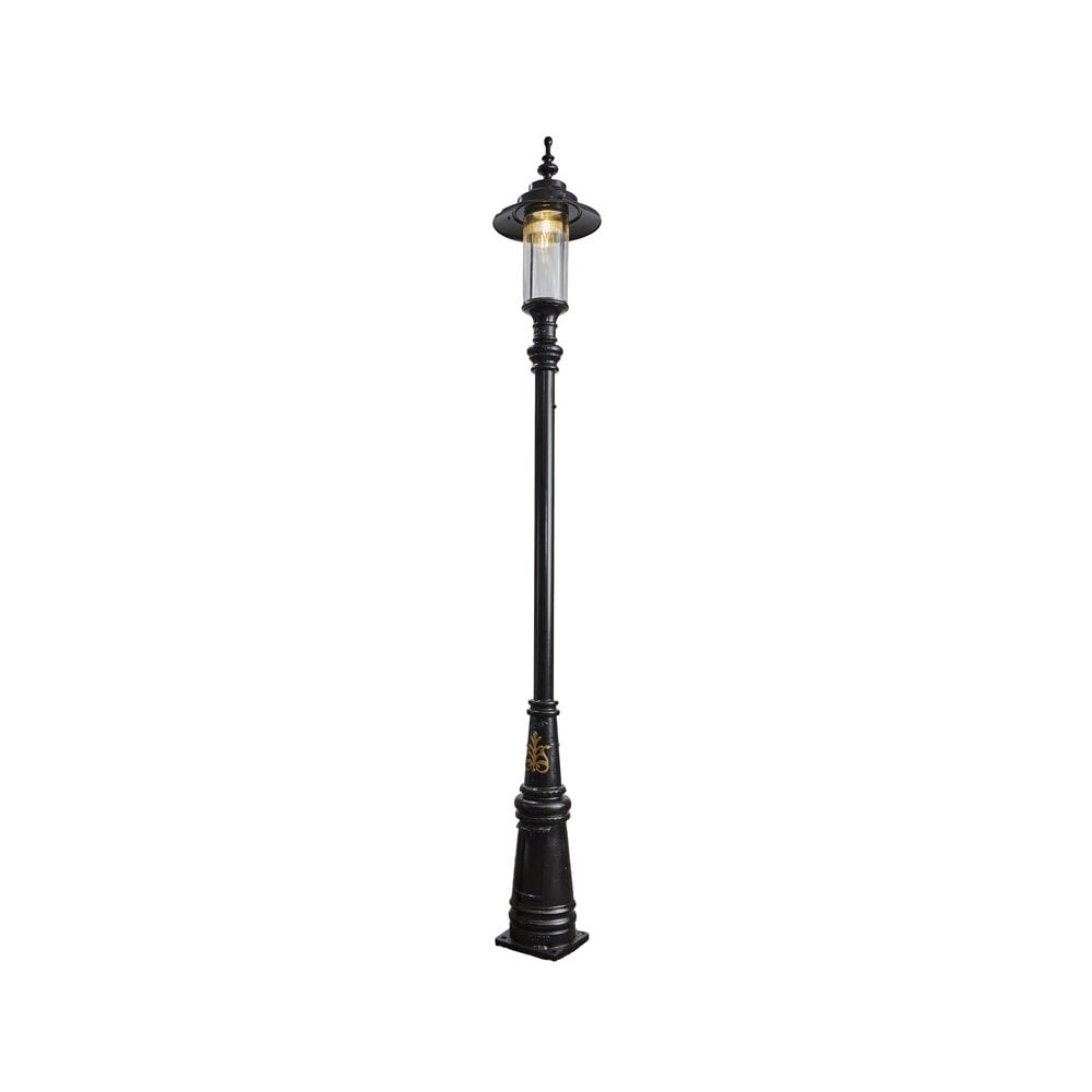 Harte Georgian Style 3.5m Lamp Post - Cast Iron & Steel