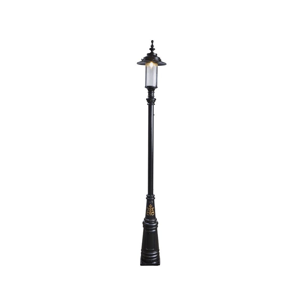 Harte Georgian Style 3.5m Lamp Post - Cast Iron & Steel