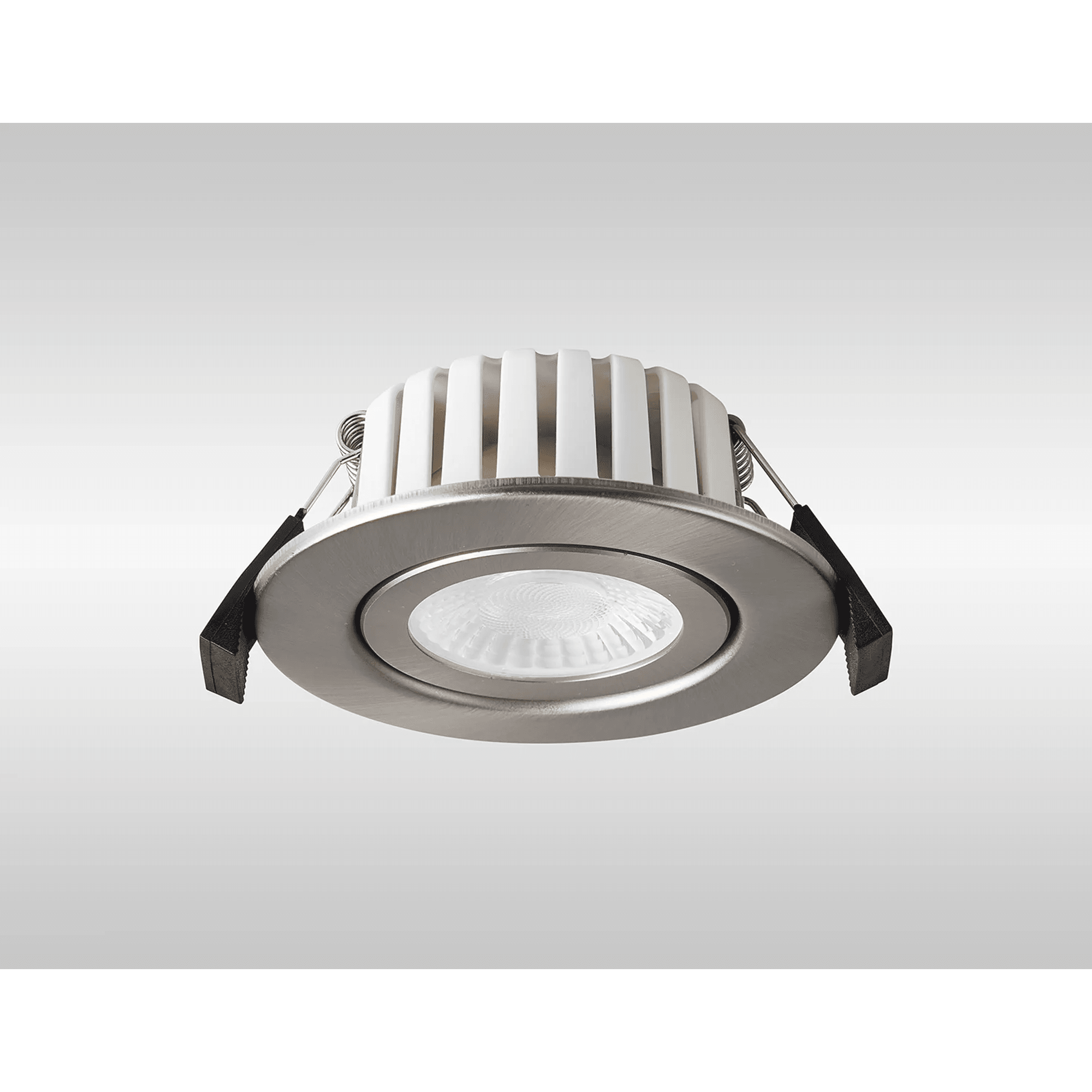 Fabula Mulgrave CCT LED Adjustable Downlight - IP65 Fire Rated - Brushed Nickel
