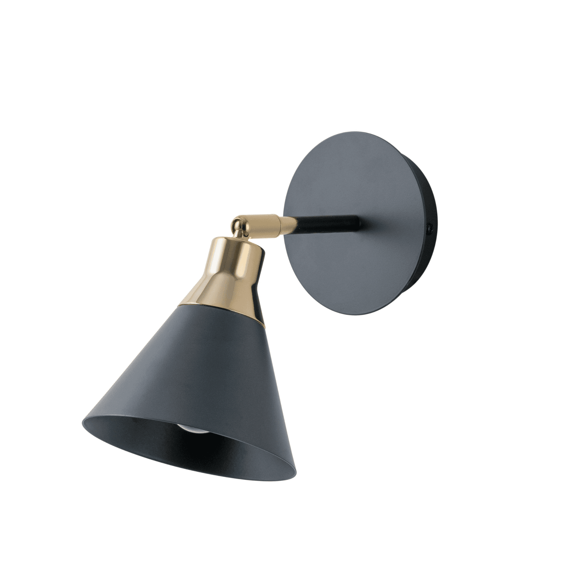 houseof. Cone Wall Light - Charcoal Grey