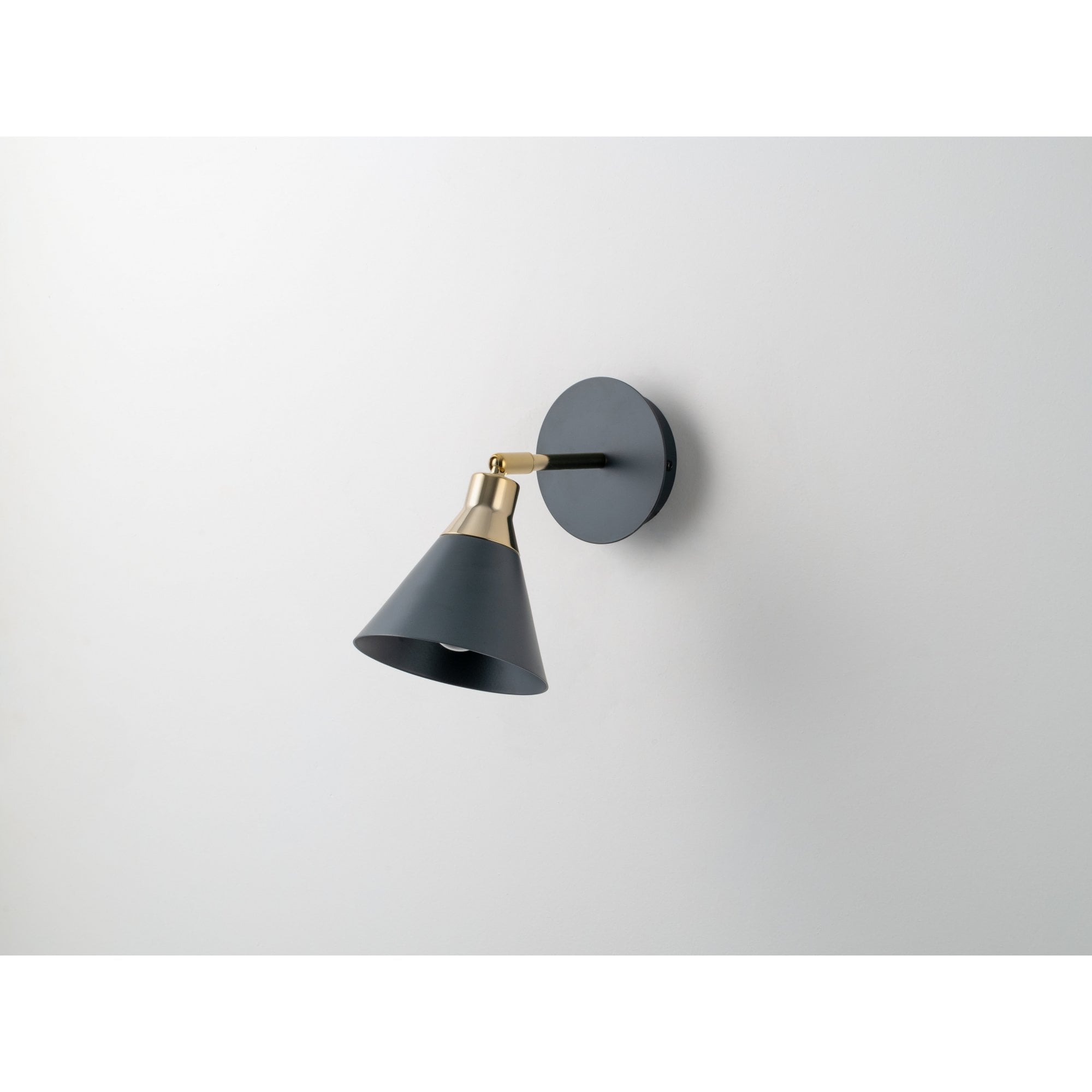 houseof. Cone Wall Light - Charcoal Grey
