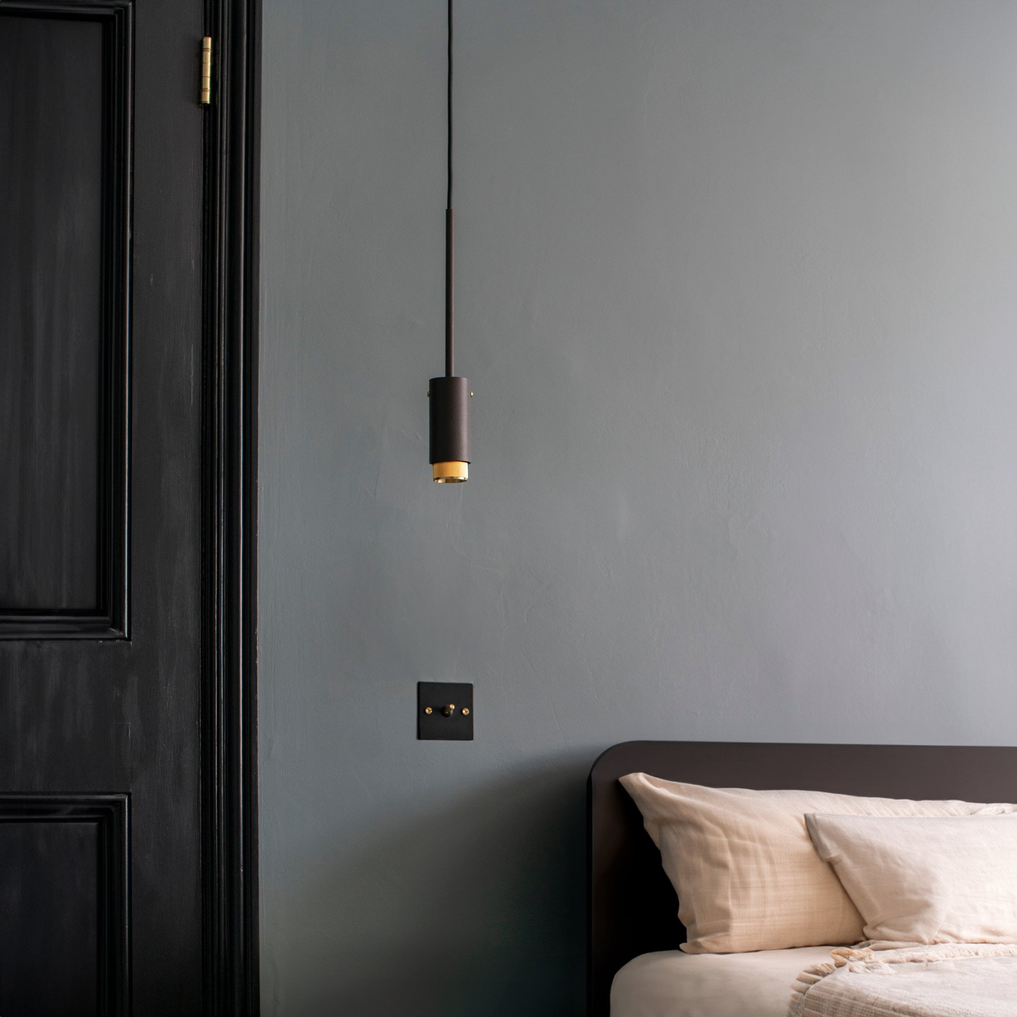 Buster + Punch Exhaust Cross Graphite Pendant