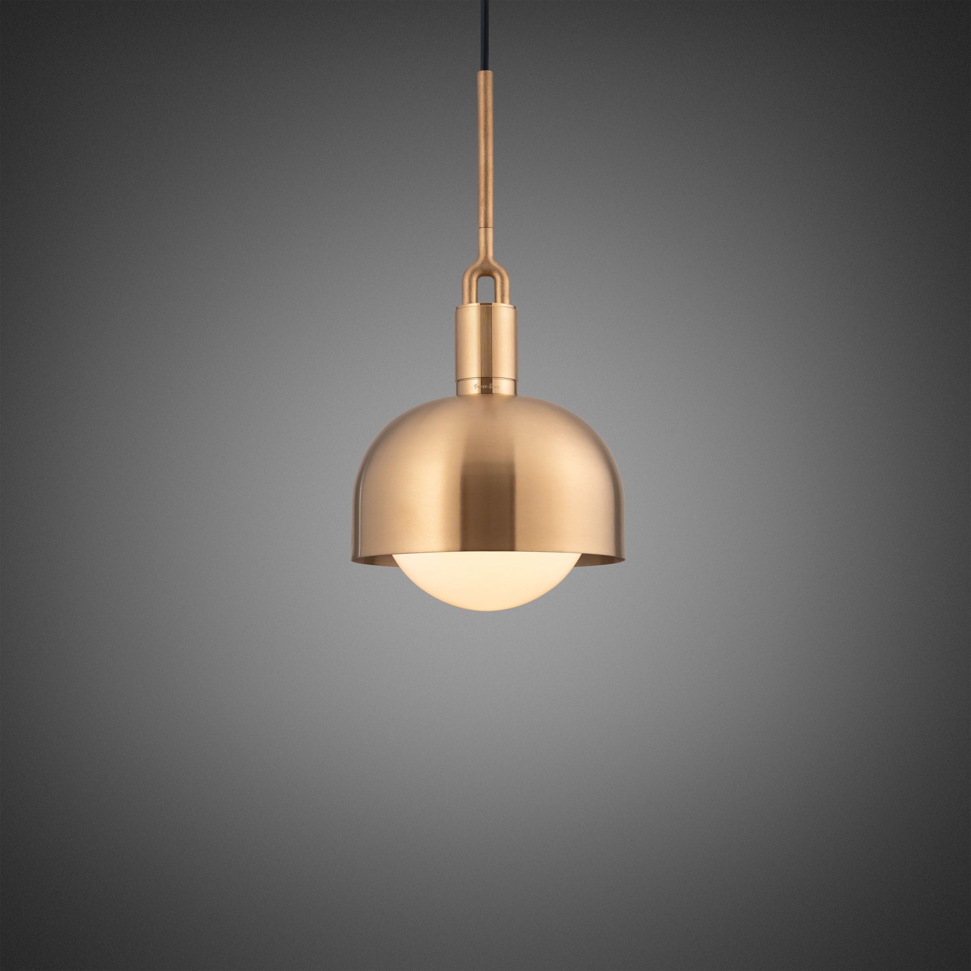 Buster + Punch Forked Globe Opal Shade Pendant - Medium