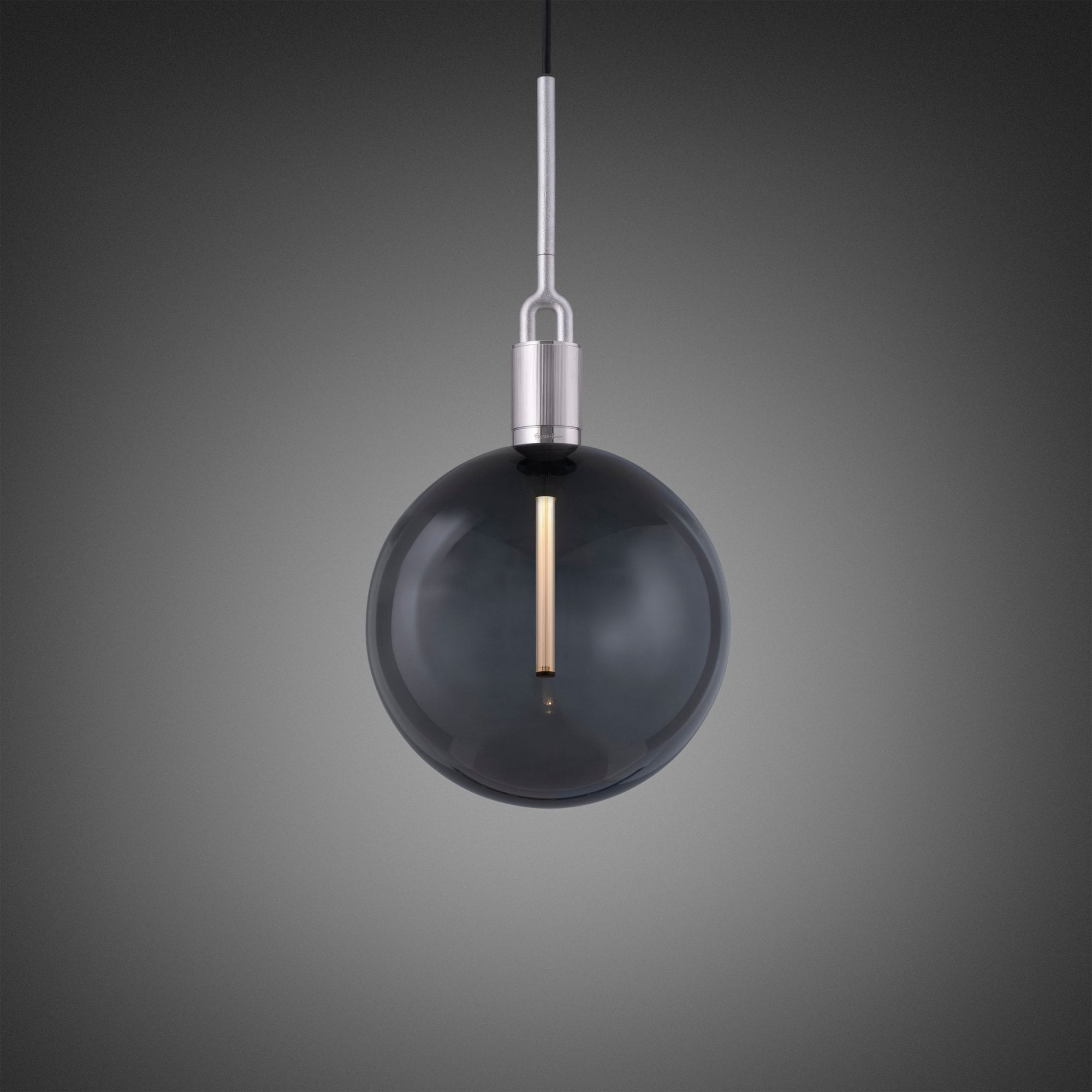 Buster + Punch Forked Globe Smoked Pendant - Large