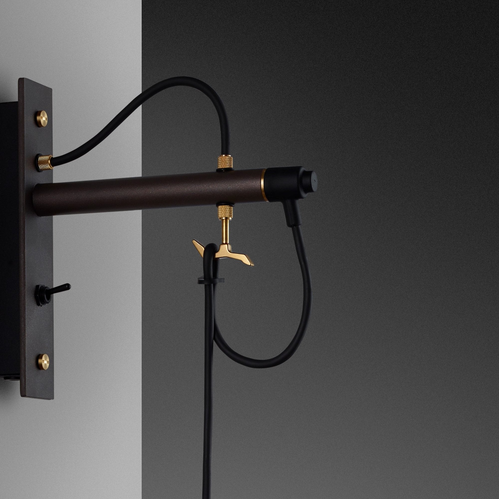 Buster + Punch Hooked Wall Light - Nude - Graphite