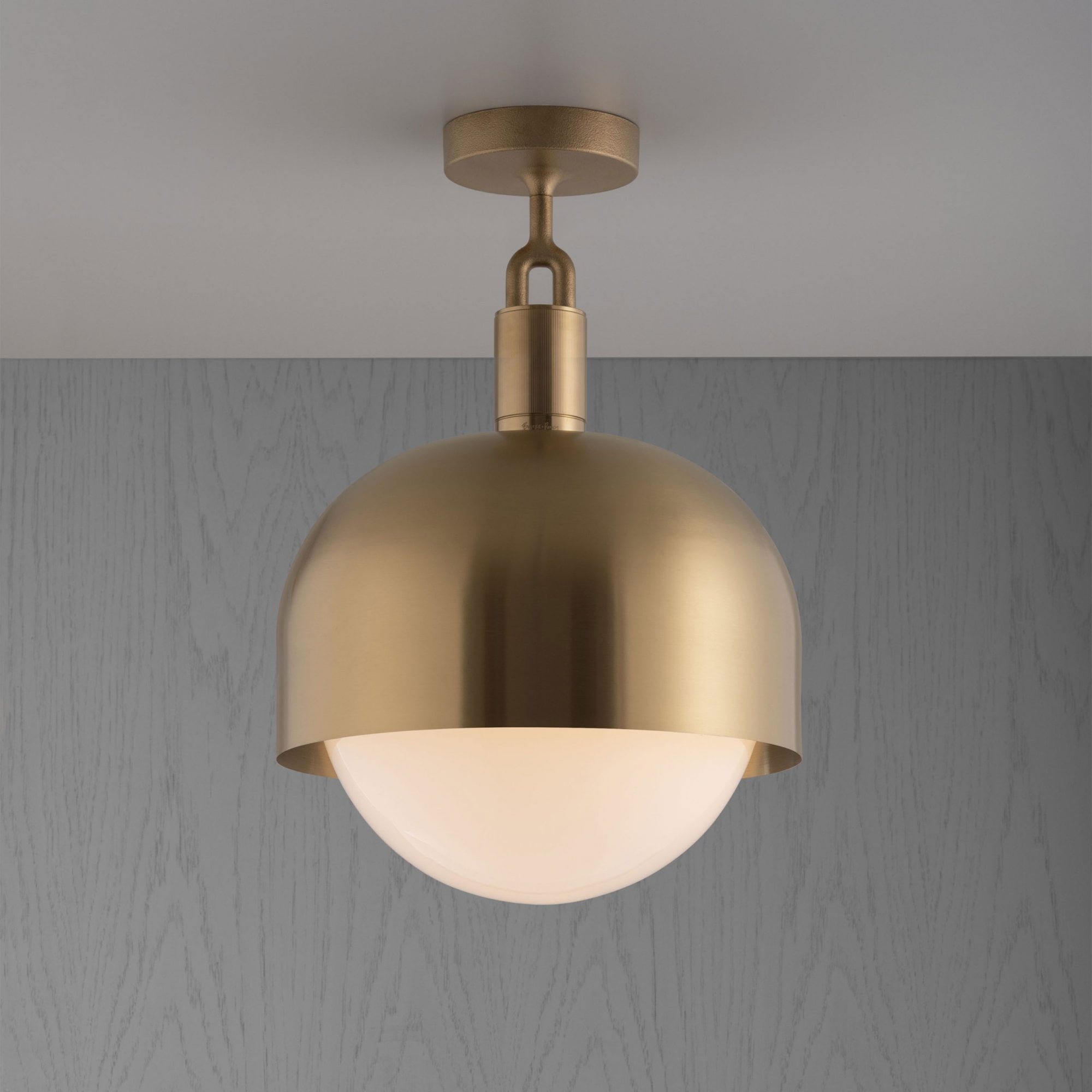 Buster + Punch Forked Ceiling Opal Globe Shade - Large