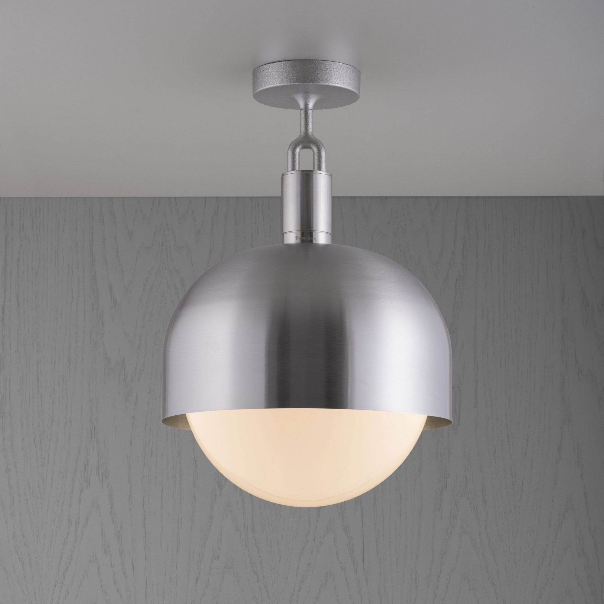 Buster + Punch Forked Ceiling Opal Globe Shade - Large