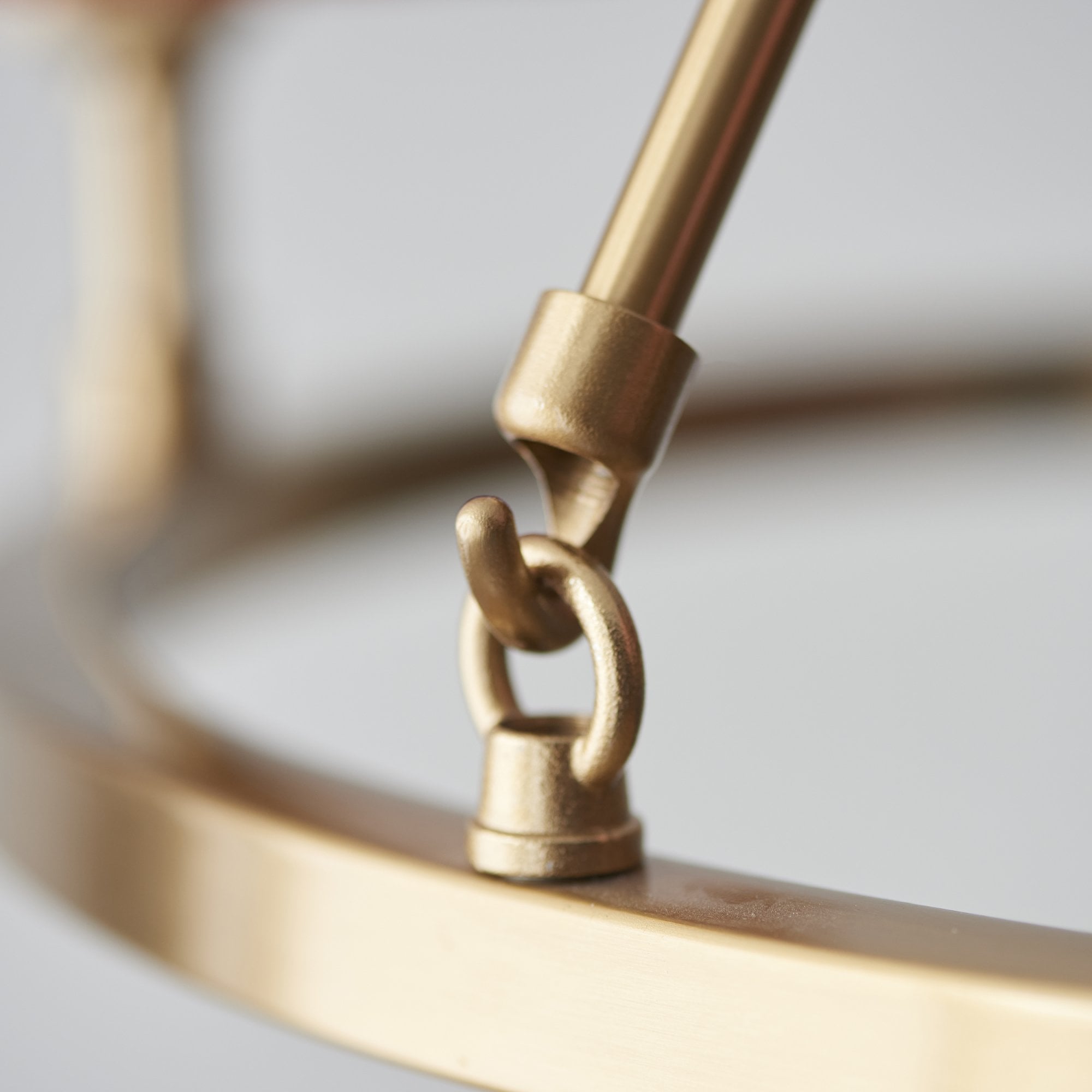 Endon Chester 3 Light Pendant - Brushed Aged Brass Plate