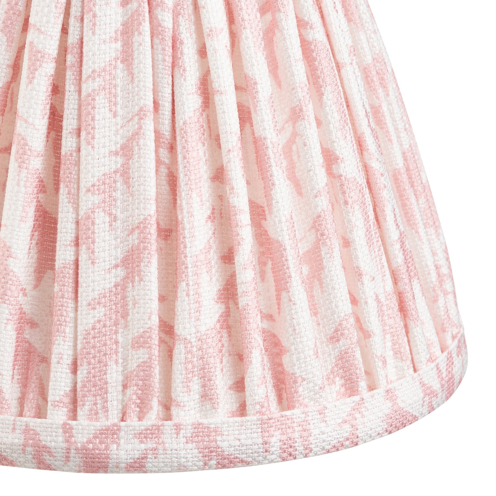 Endon Leaf Single Light Shade 16cm - Peachy Keen Fabric