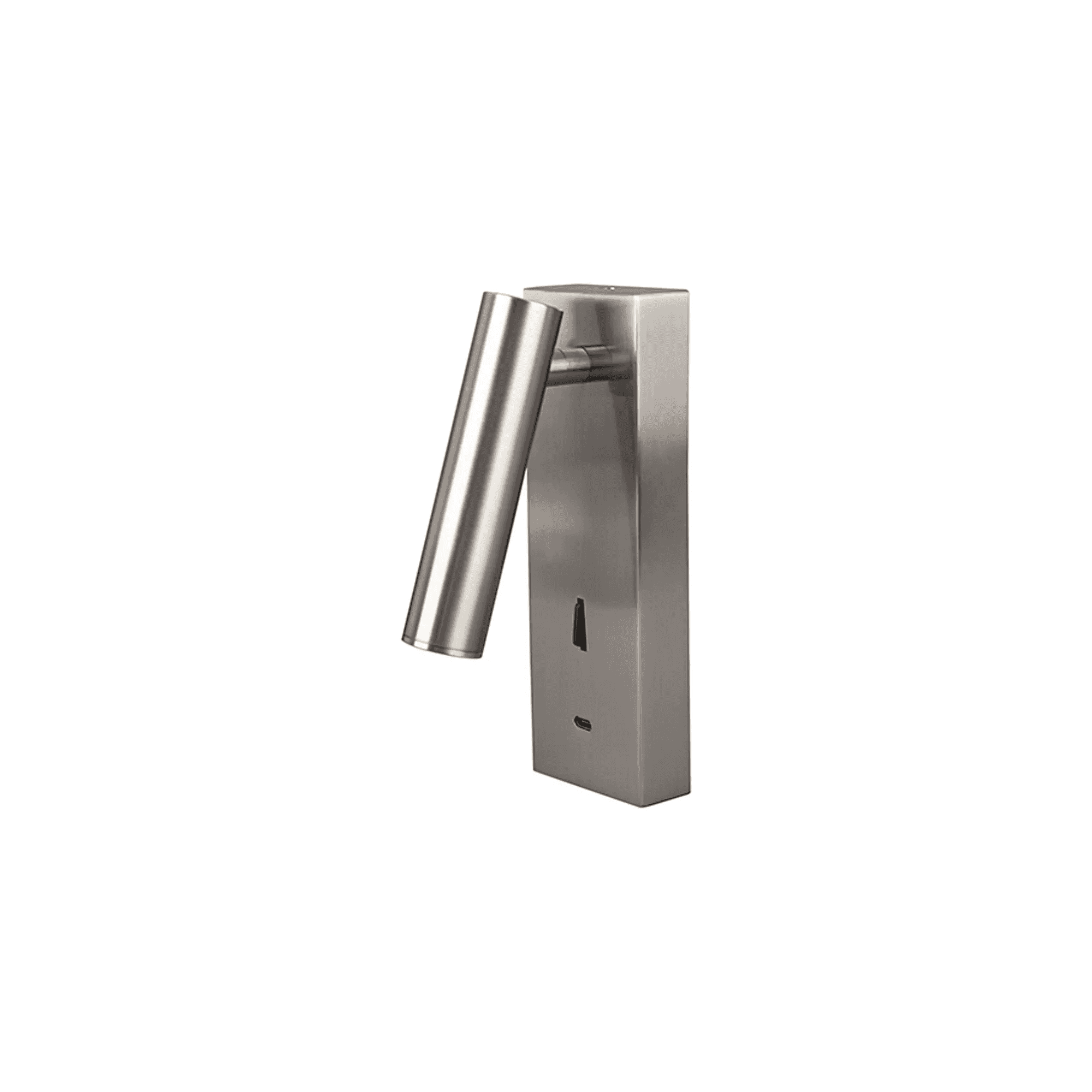 Mantra Tarifa II LED Adjustable Wall/Reading Light With USB-C Socket - Satin Nickel
