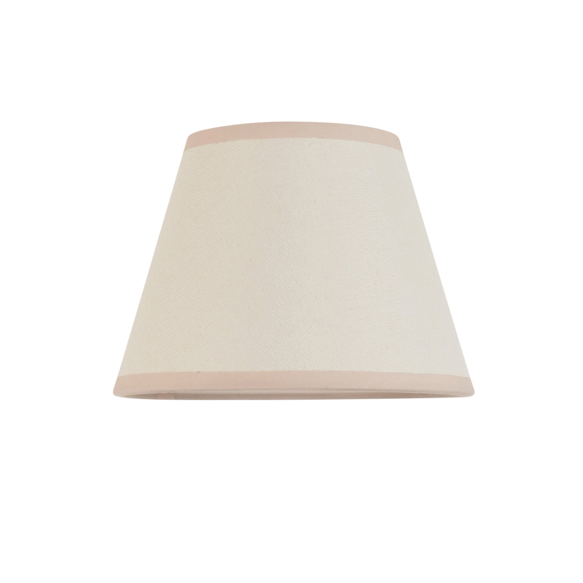 Endon Wood Arc Wall Light & Ivy 20cm Vintage White Shade