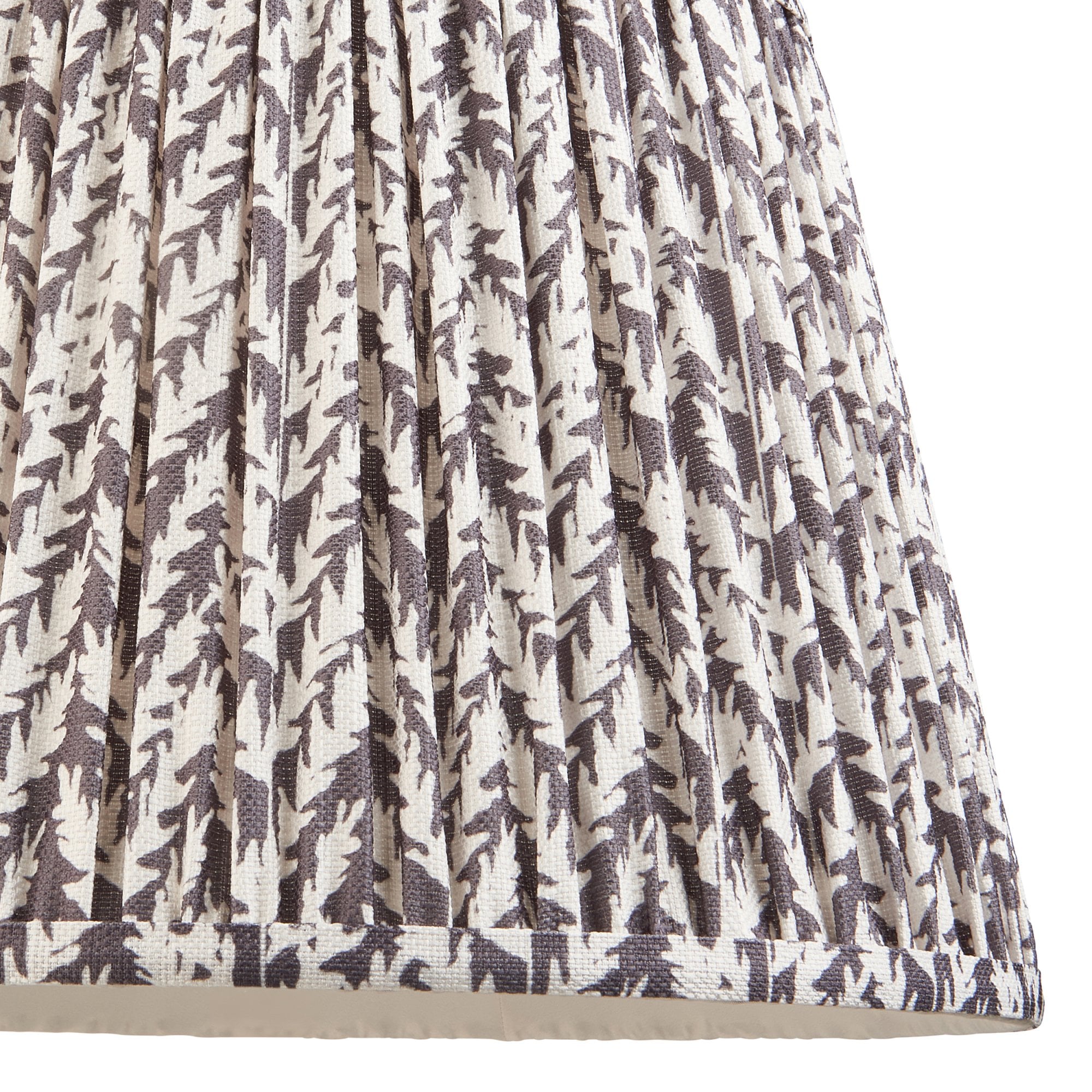 Endon Higgledy Gloss Pink Clay Floor Lamp & Leaf 35cm Pearl Grey Shade