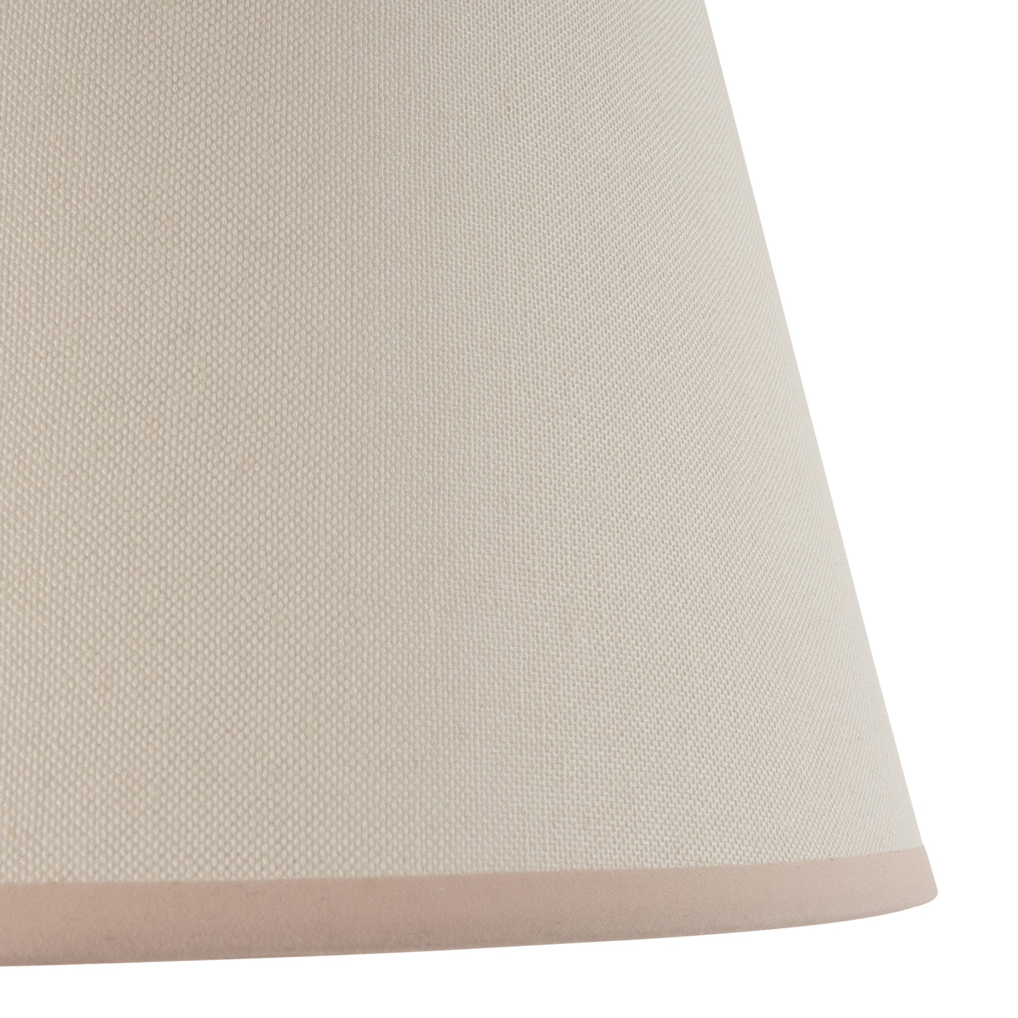 Endon Higgledy Floor Gloss Pink Clay Lamp & Ivy 35cm Vintage White Shade