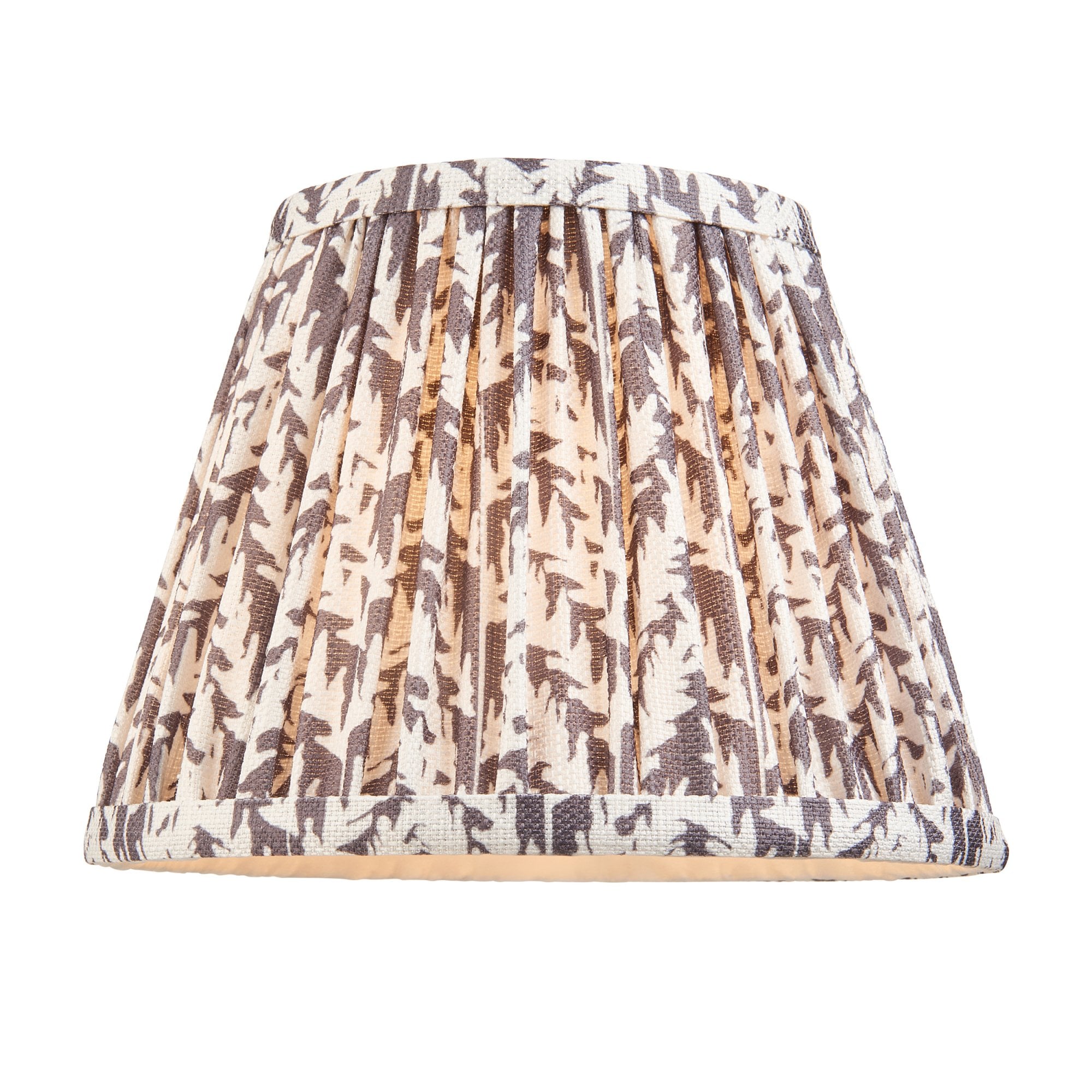 Endon Higgledy Gloss Cotswold Green Table Lamp & Leaf 20cm Pearl Grey Shade
