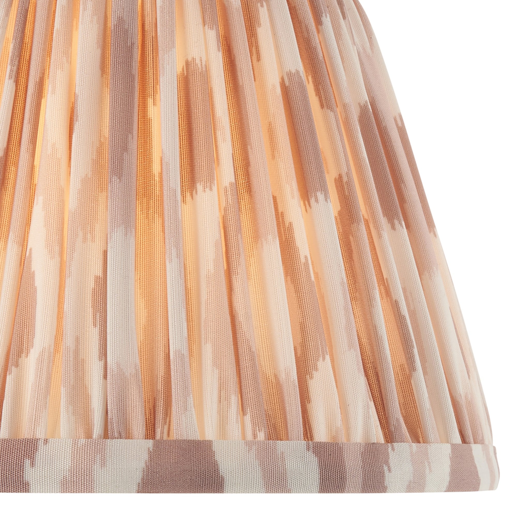 Endon Higgledy Gloss Cotswold Green Table Lamp & Ikat 20cm Neutral Shade