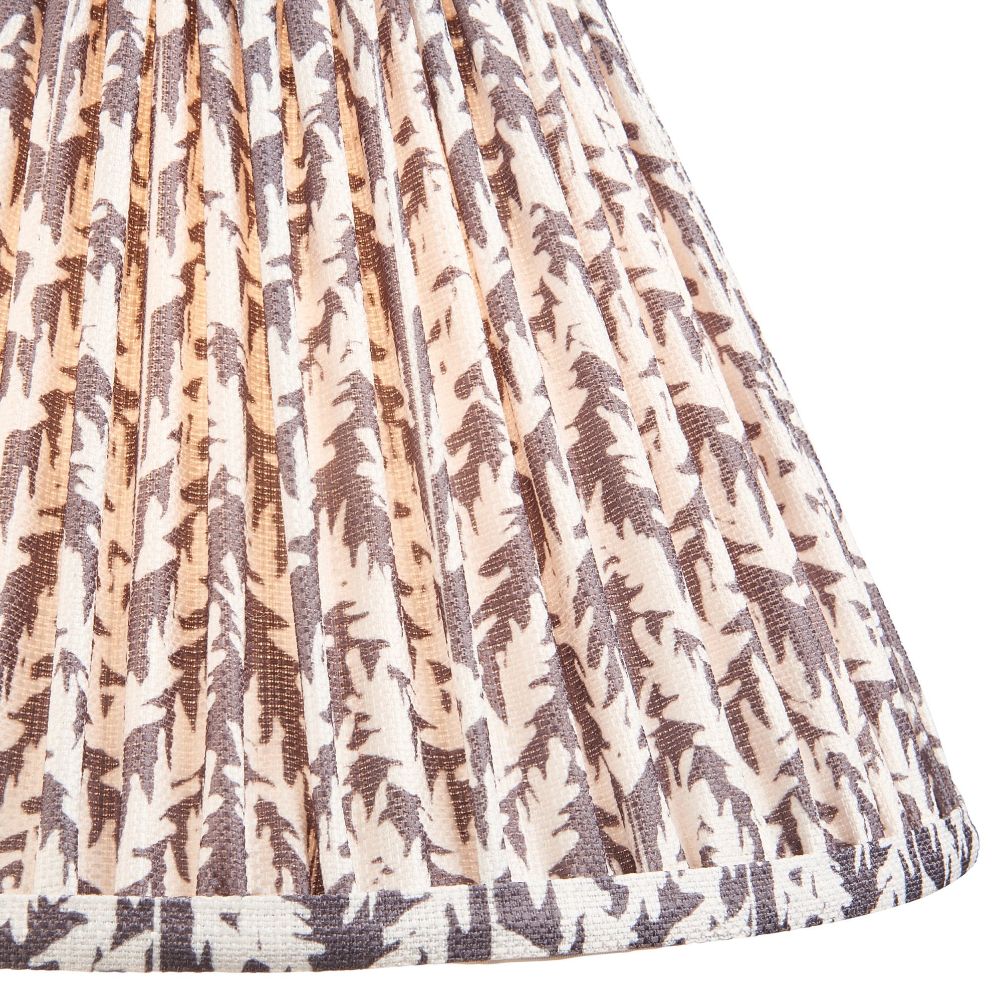 Endon Layered Leaf Ivory Crackle Glaze Ceramic Table Lamp & Leaf 30cm Pearl Grey Shade