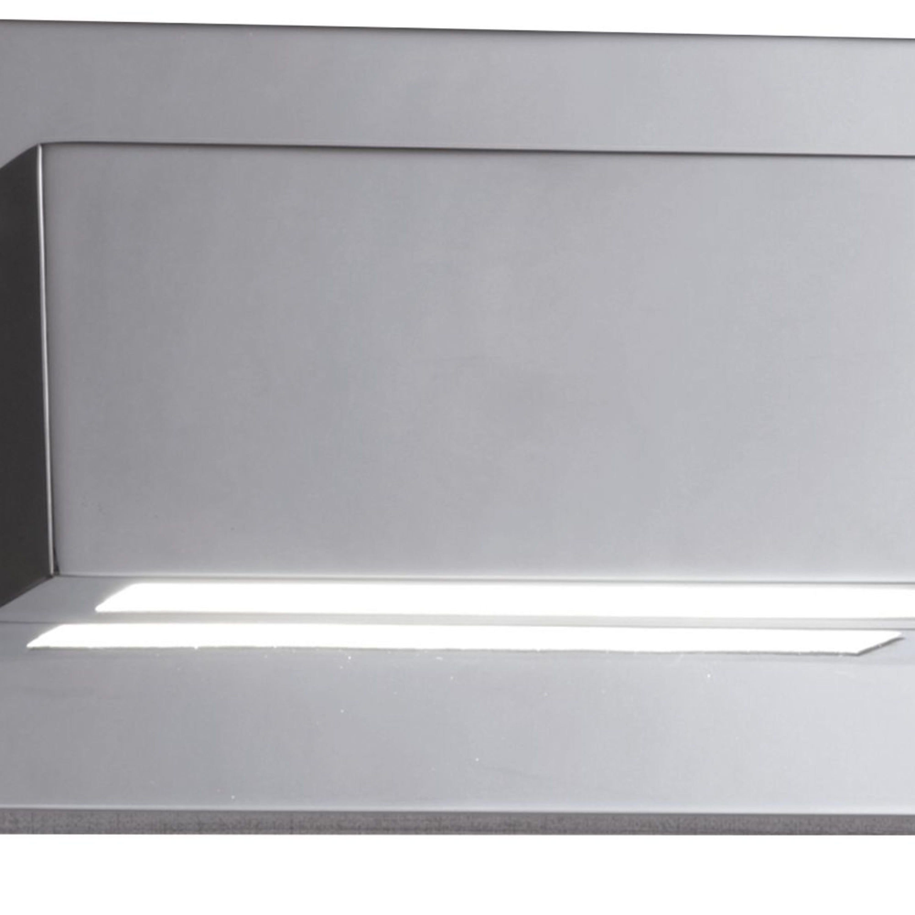 Searchlight Chrome 2 LED Oblong Wall Light With Up & Down Light
