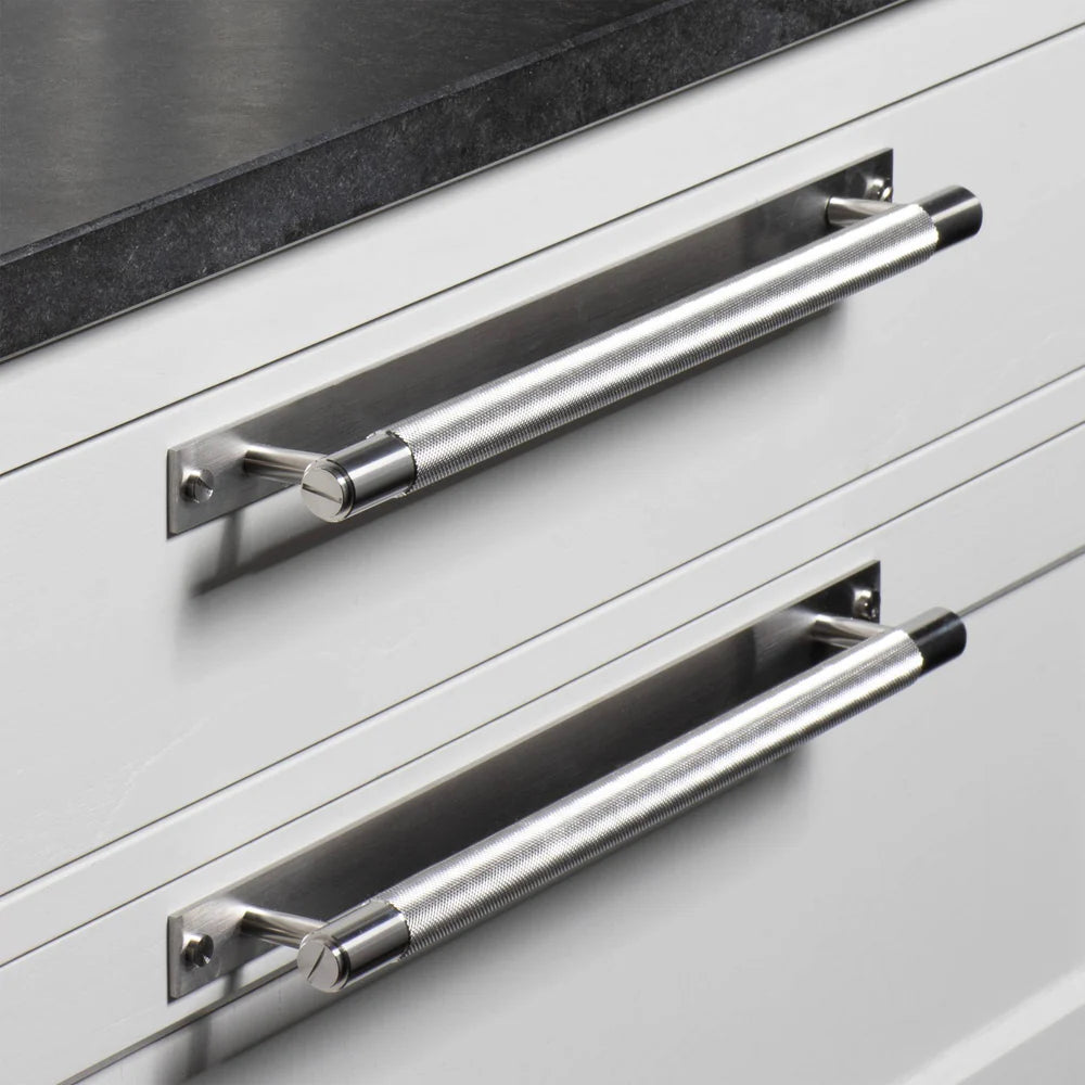 Buster + Punch Pull Bar - Plate - Cross Knurl - Small