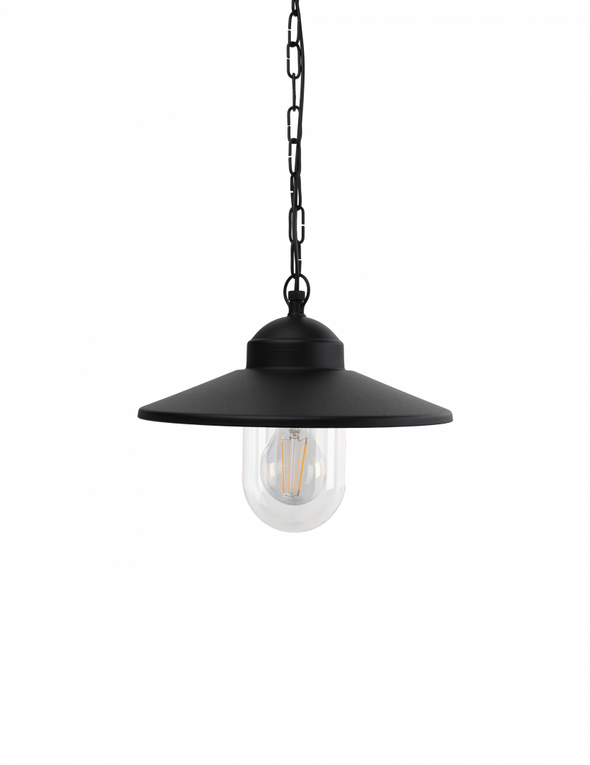 Norlys Karlstad Single Chain Lantern - Black