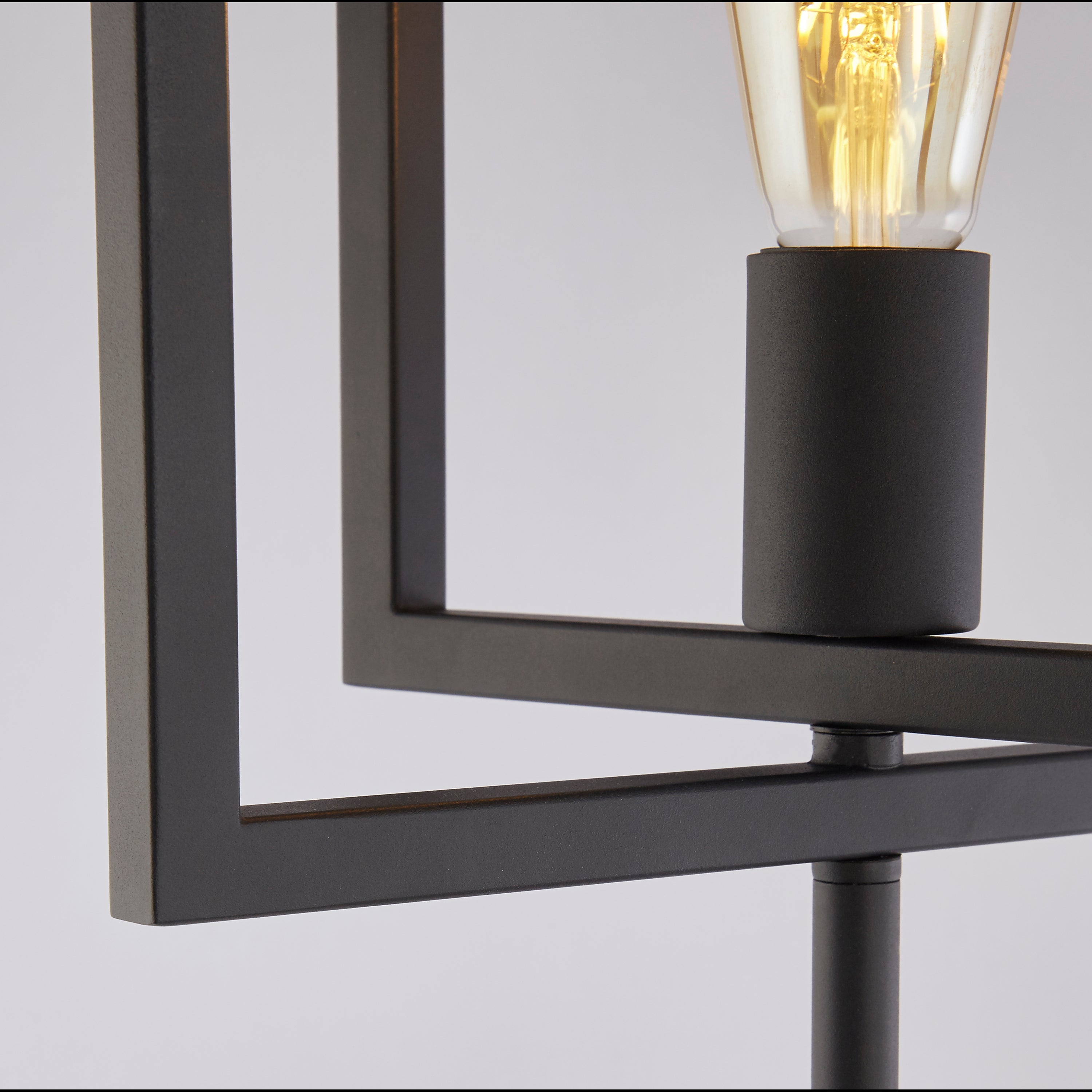 Searchlight Pickwick Adjustable Floor Lamp - Matt Black