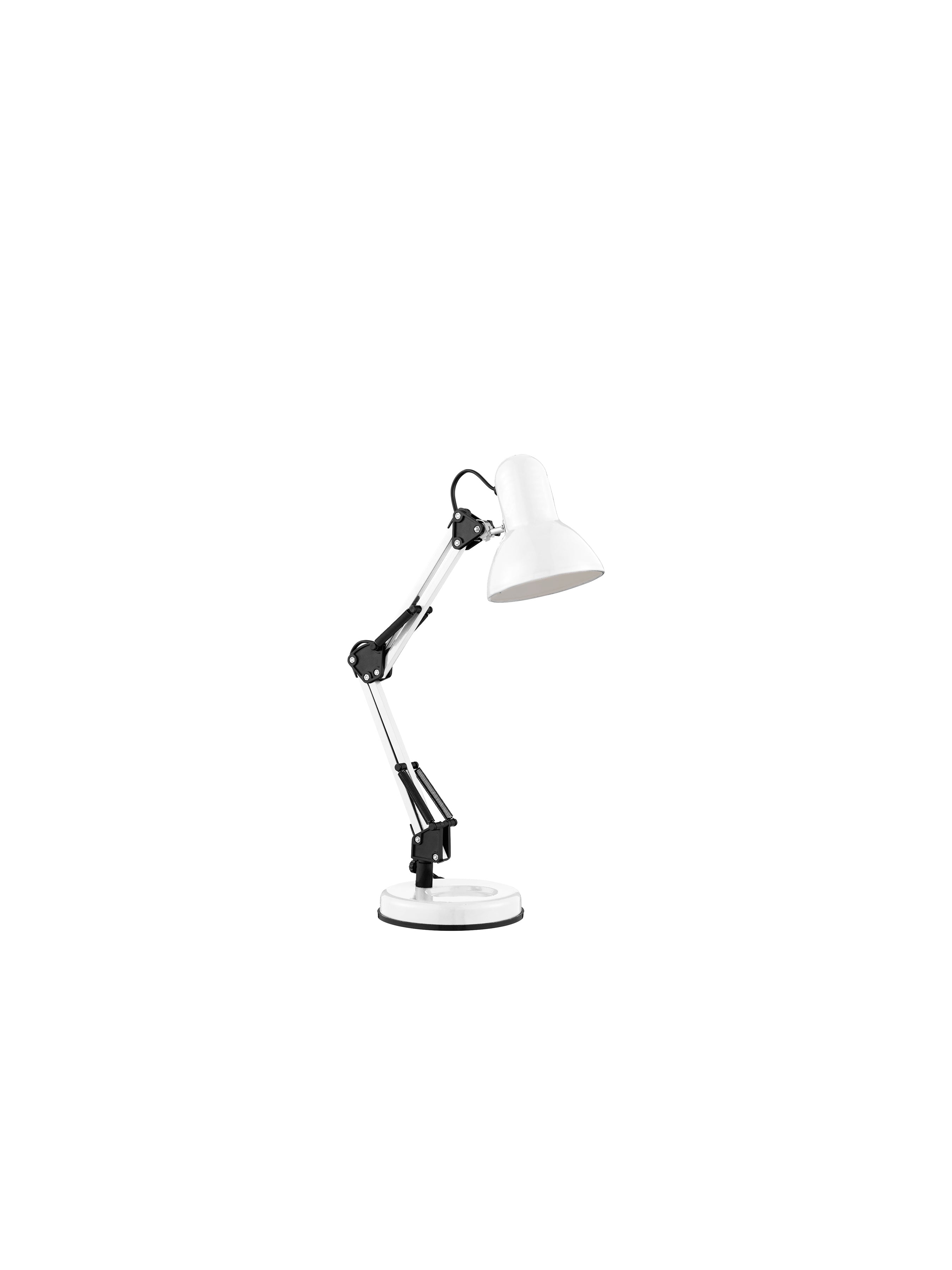 Searchlight Dane Desk Table Lamp - White