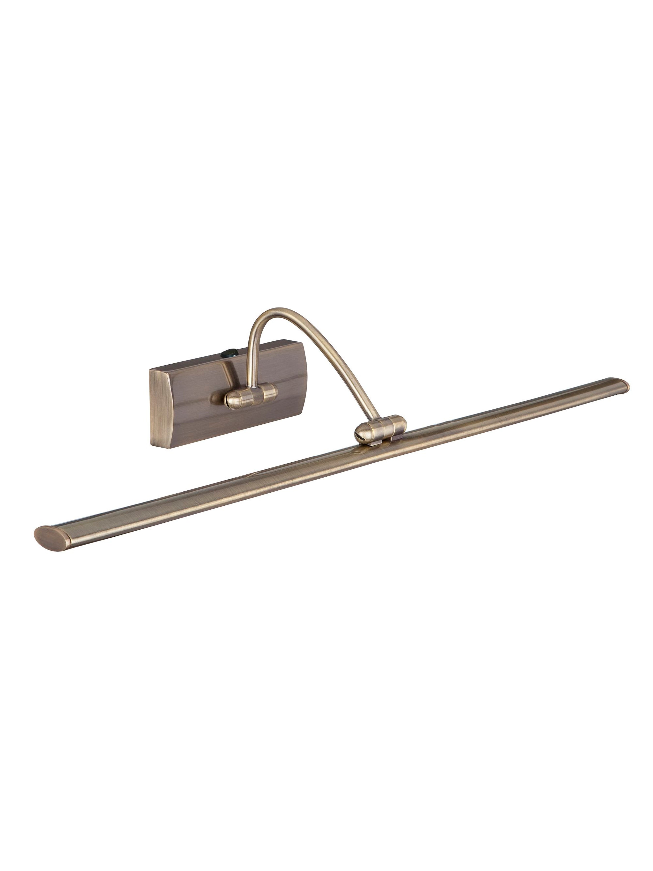 Searchlight Angela Antique Brass 81 LED Picture Light With Adjustable Head