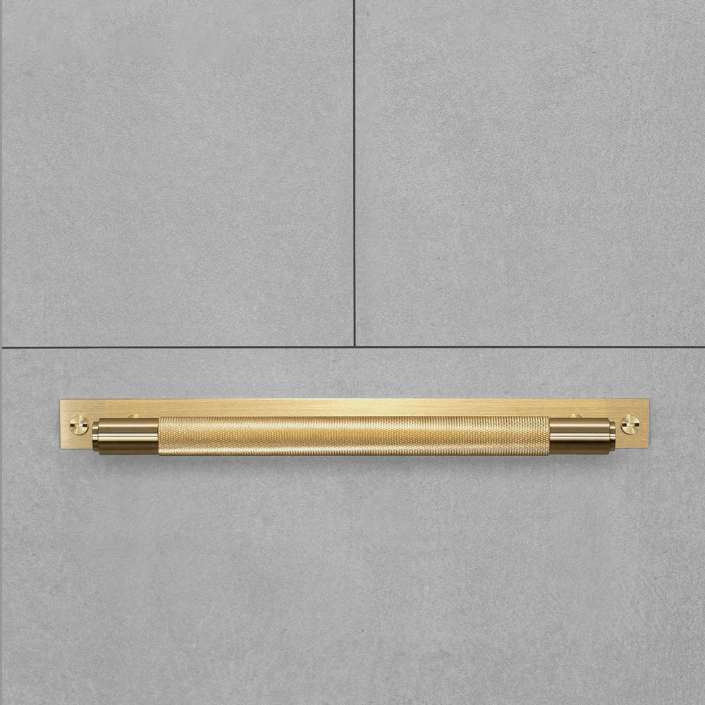Buster + Punch Pull Bar - Plate - Cross Knurl - Small