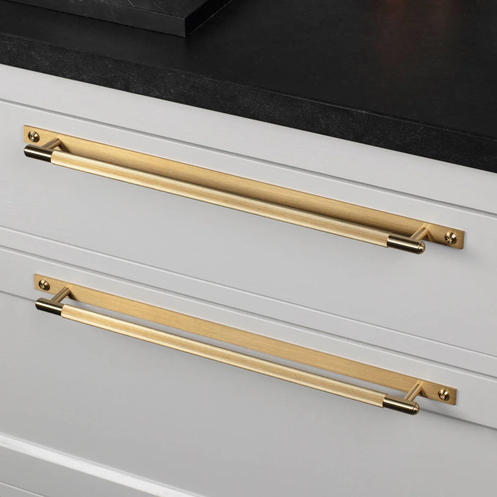 Buster + Punch Pull Bar - Plate - Linear Knurl - Large