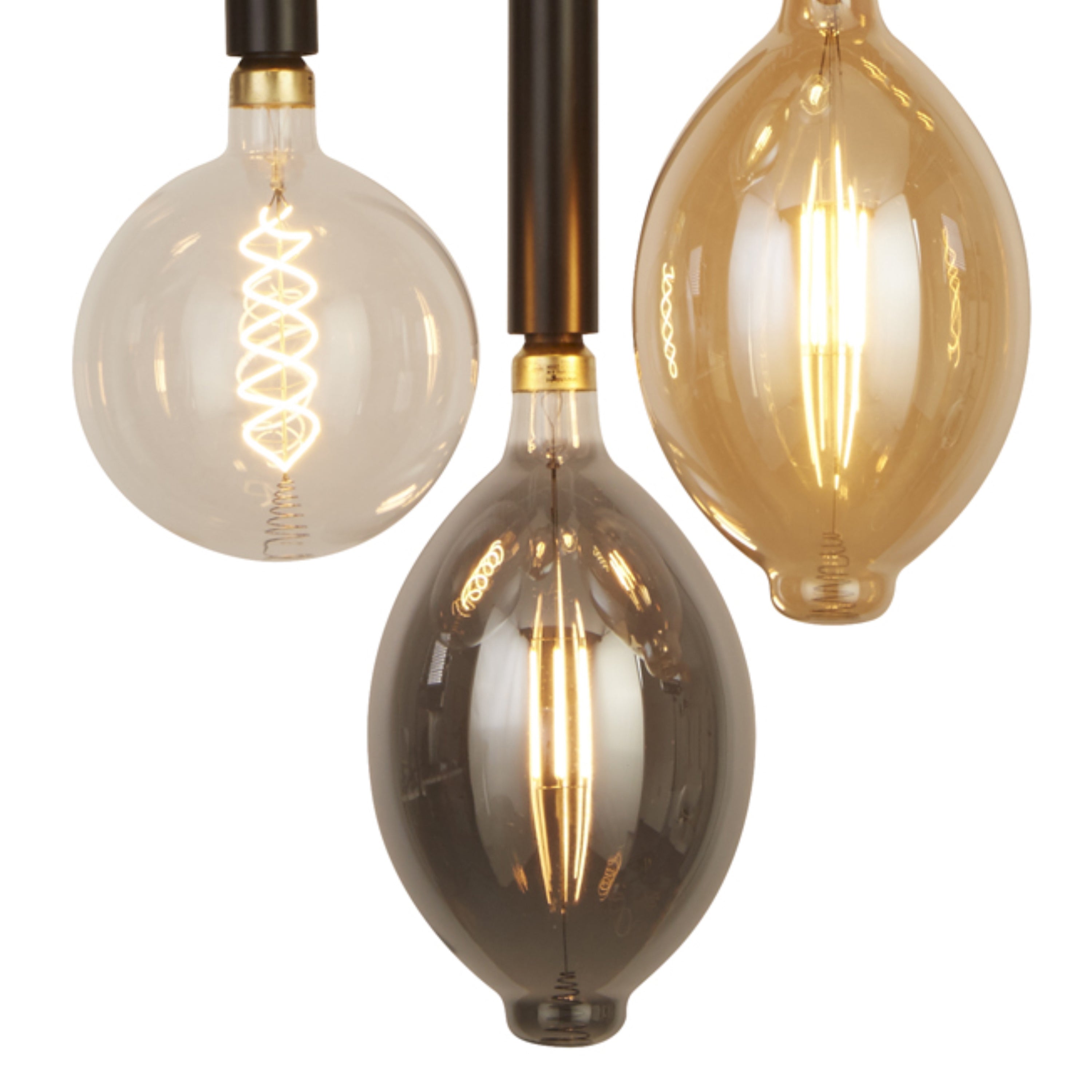 Searchlight Dawber 5 Light Multi Drop Ceiling Pendant - Black