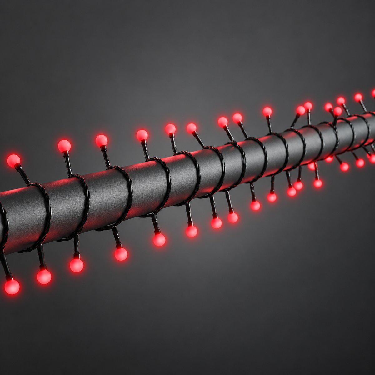 Konstsmide Christmas 6.32m Cherry Light Set - 80 LED - Red - Dimmable - Clearance