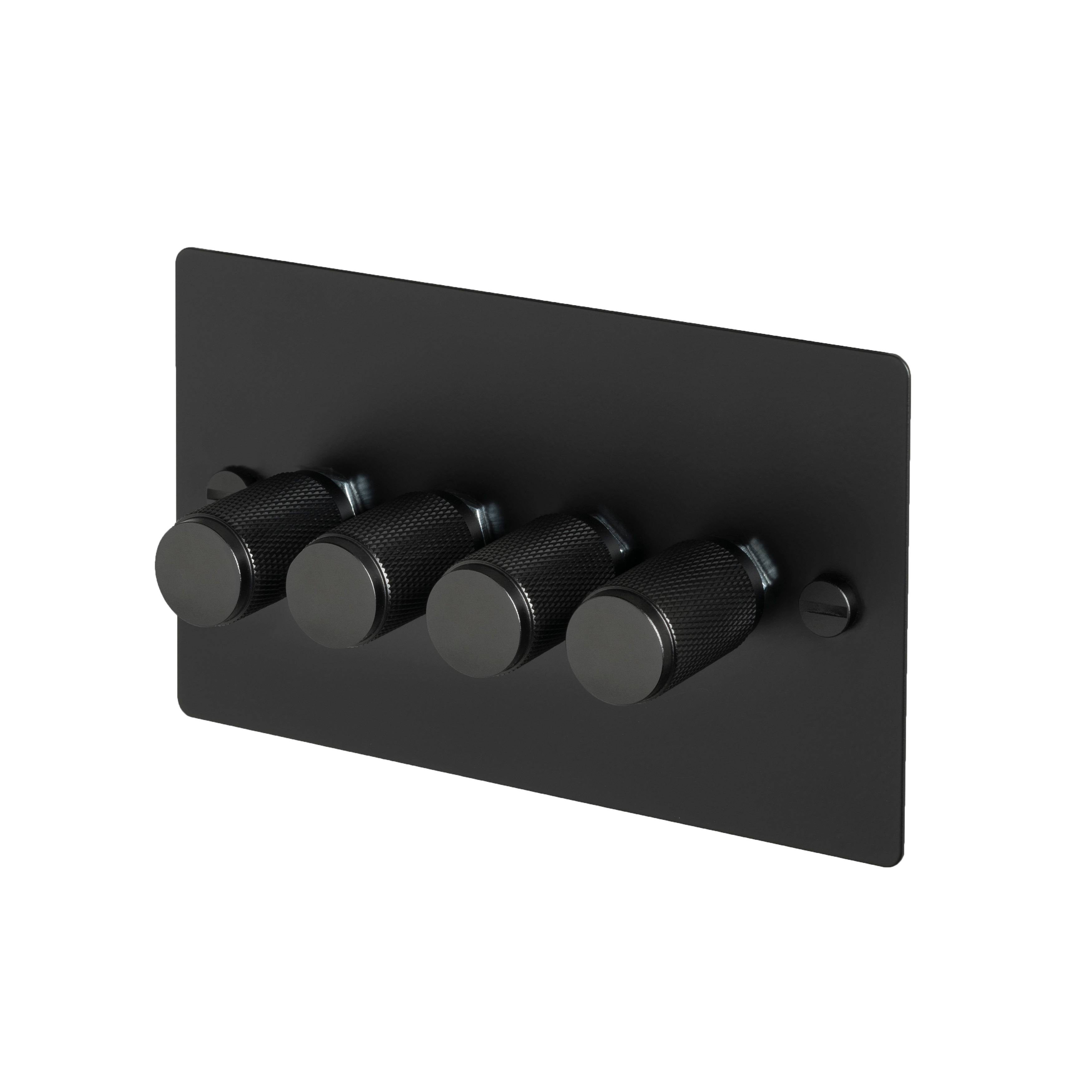 Buster + Punch 4G Dimmer 120W - Cross Knurl - Black - 2 way