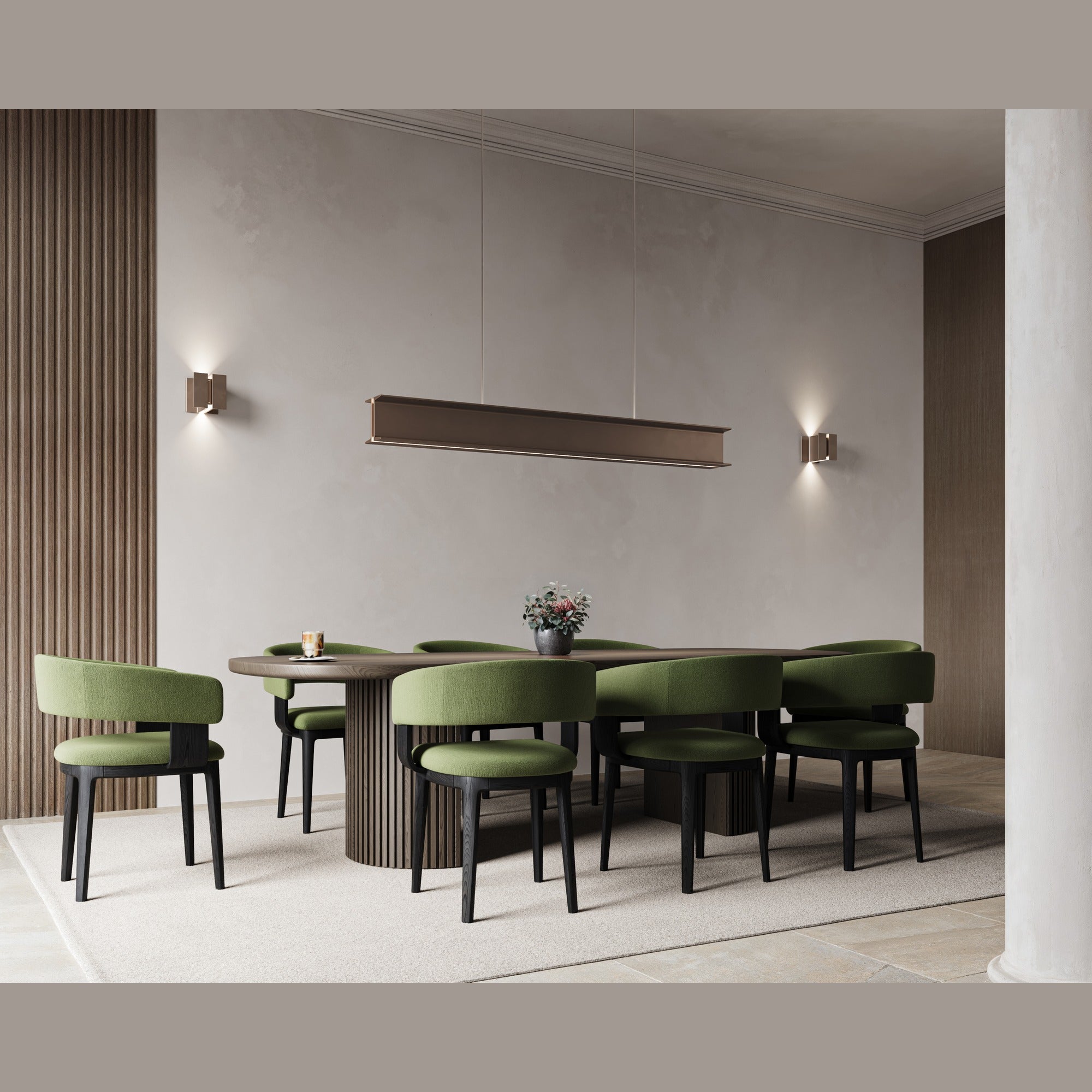 TOOY Structure 'Pilar & Viga' Horizontal 160cm Pendant Light