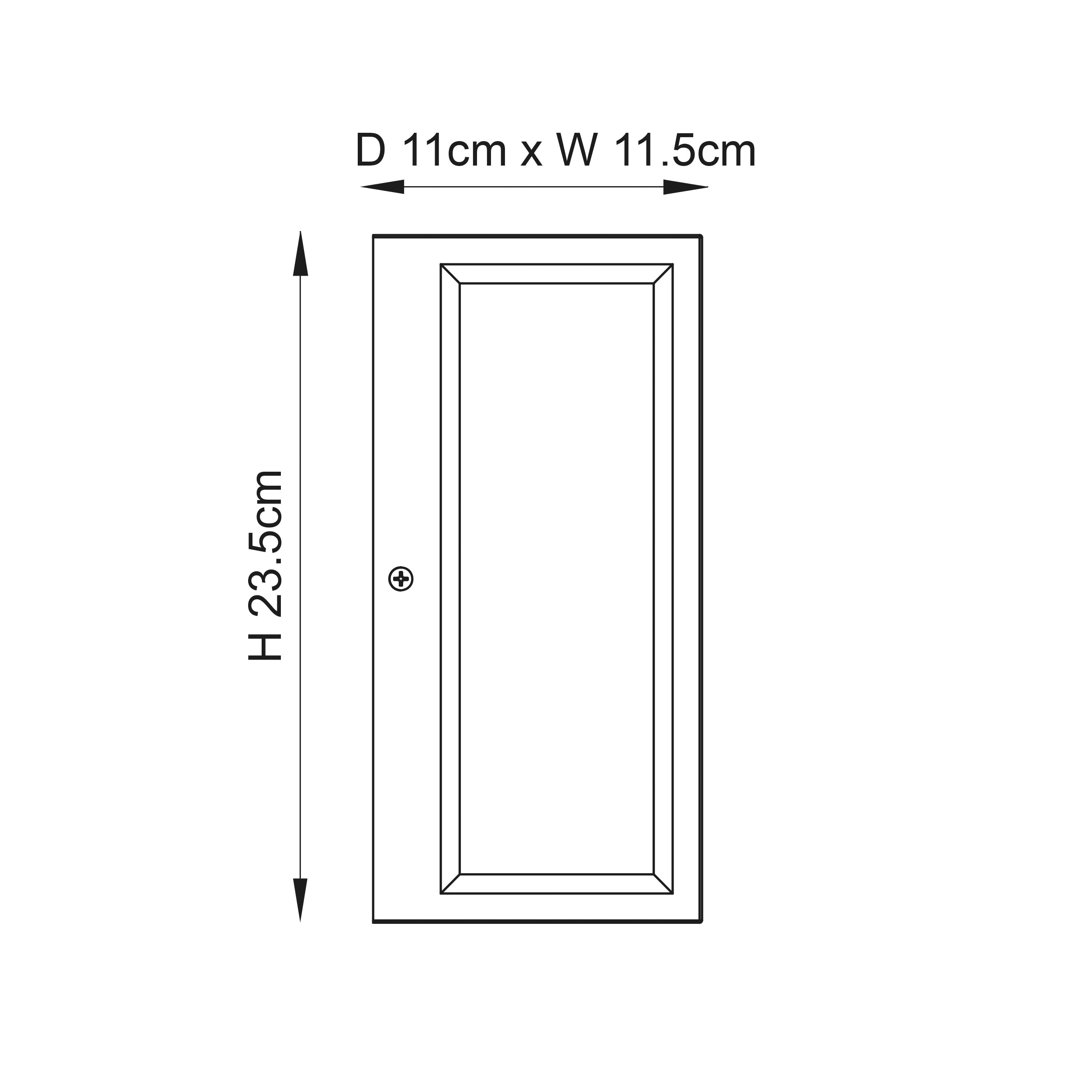 Endon Oxford Single Light Wall Fitting - Brushed Stainless Steel & Clear Glass