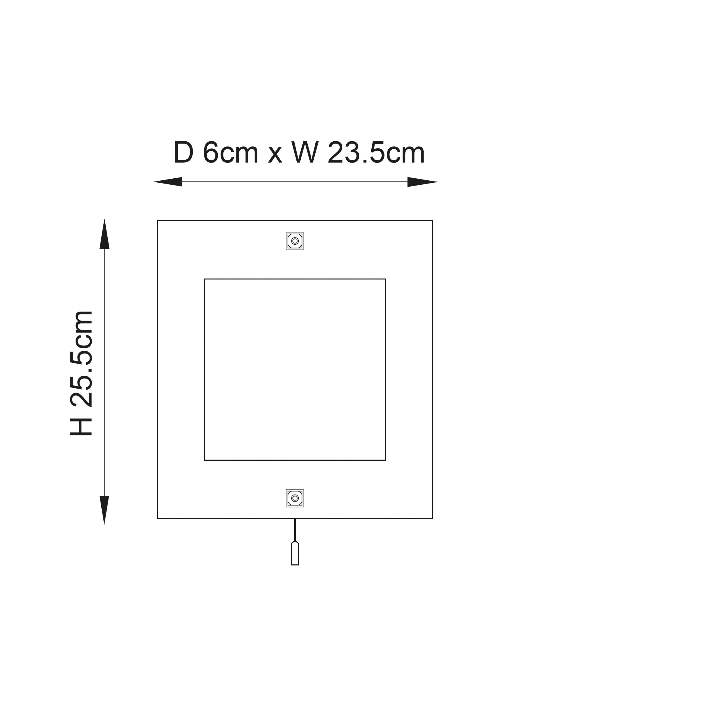 Endon Blake Single Light Wall Light - Clear/Frosted Glass & Chrome Plate