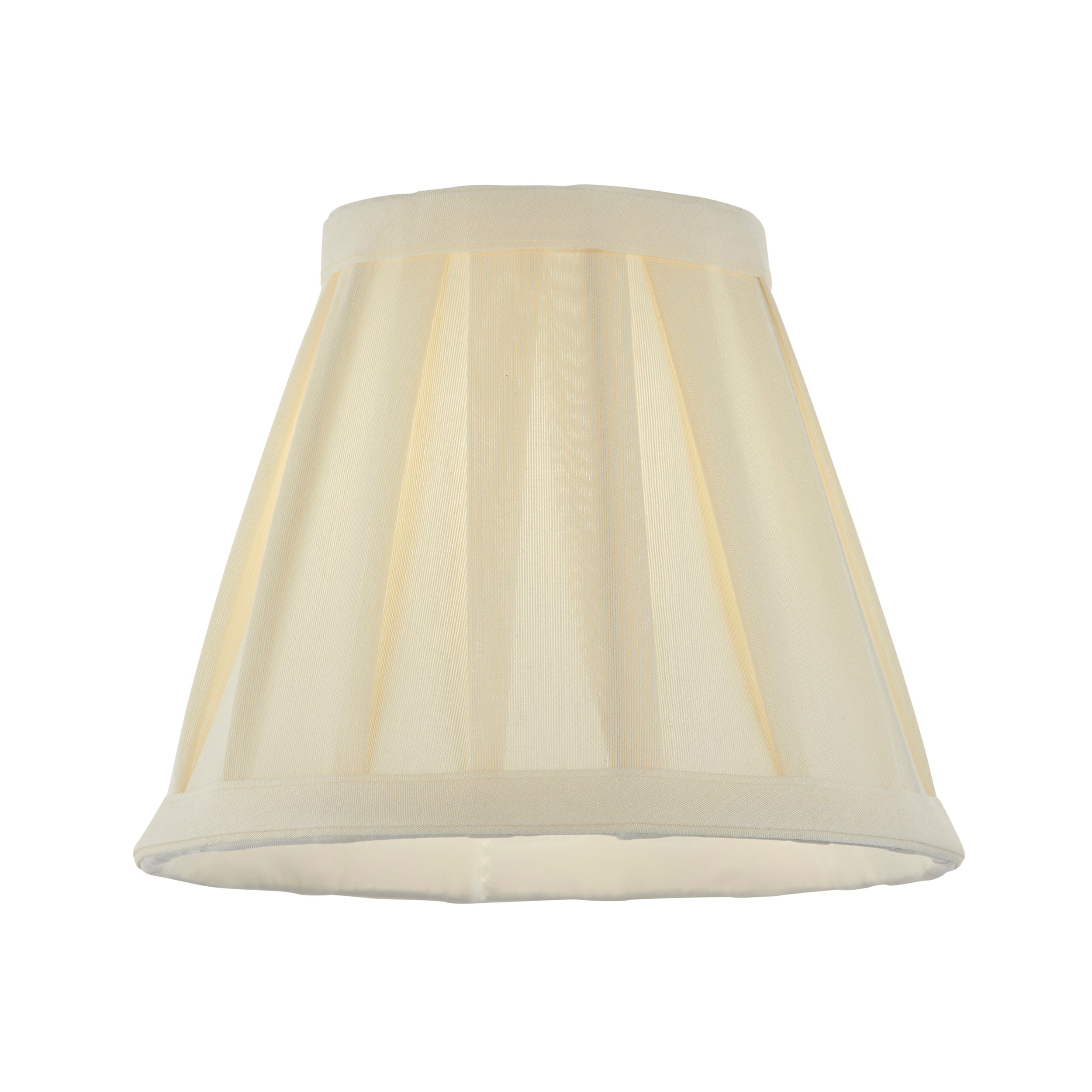 Endon Carla 6" Tapered Cylinder Single Light Shade - Cream Fabric - Shade Only